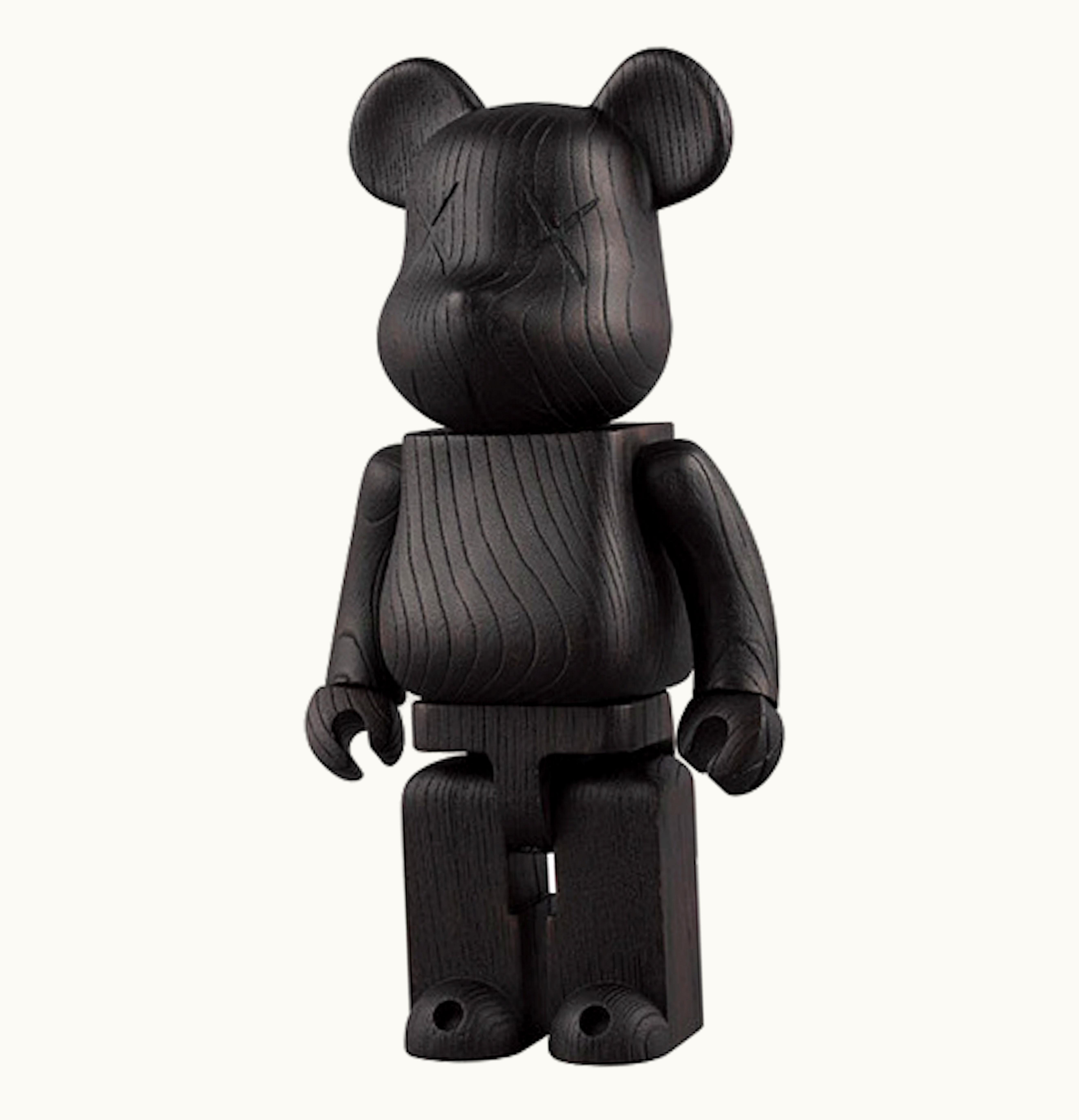 KAWS KAWS NexusVII Wooden Bearbrick 400 Black