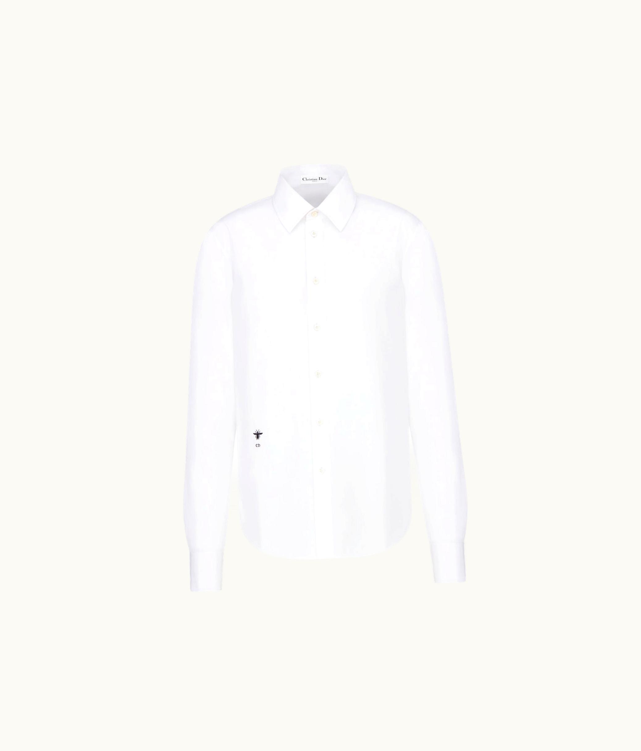 Dior Dior Blouse With Bee - White Cotton