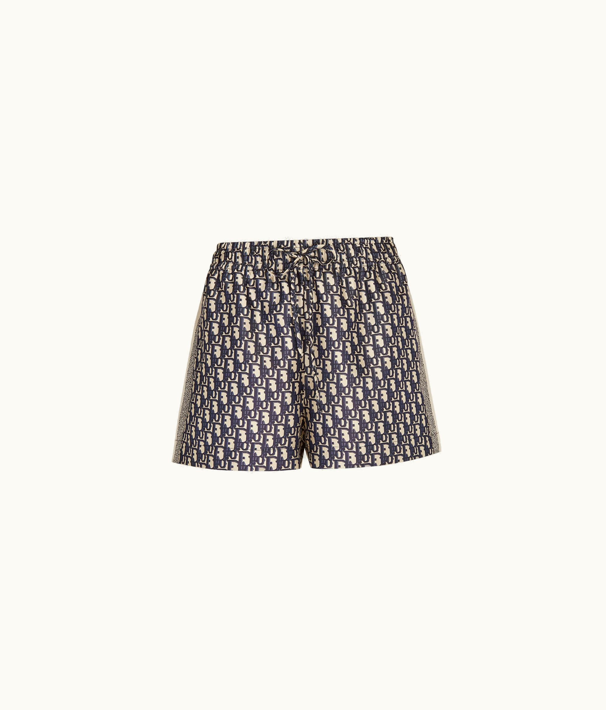 Dior Dior Chez Moi Shorts - Blue Dior Oblique Silk Twill