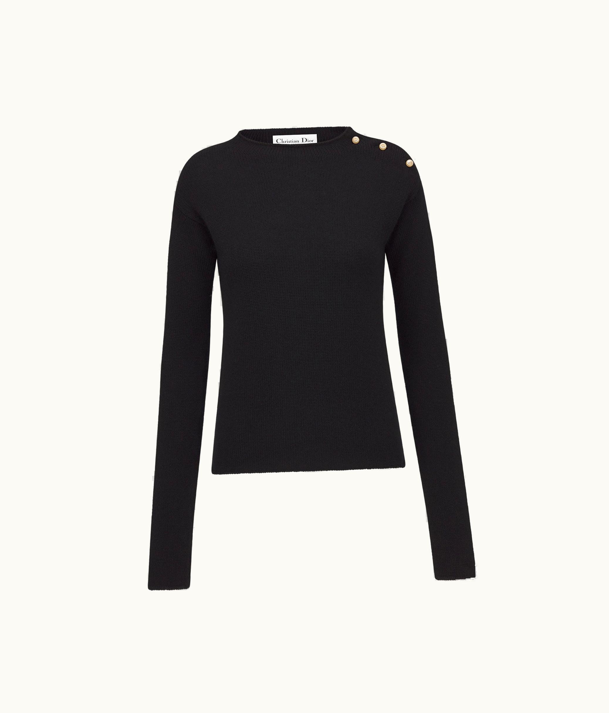 Dior Dior Sweater - Black Cashmere Knit 354S74AM082_X9000