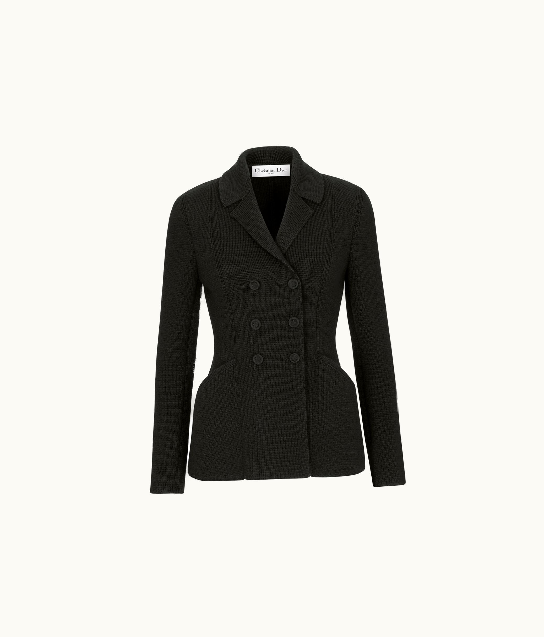 Dior Dior 30 Montaigne Bar Jacket - Black Double-Breasted Wool