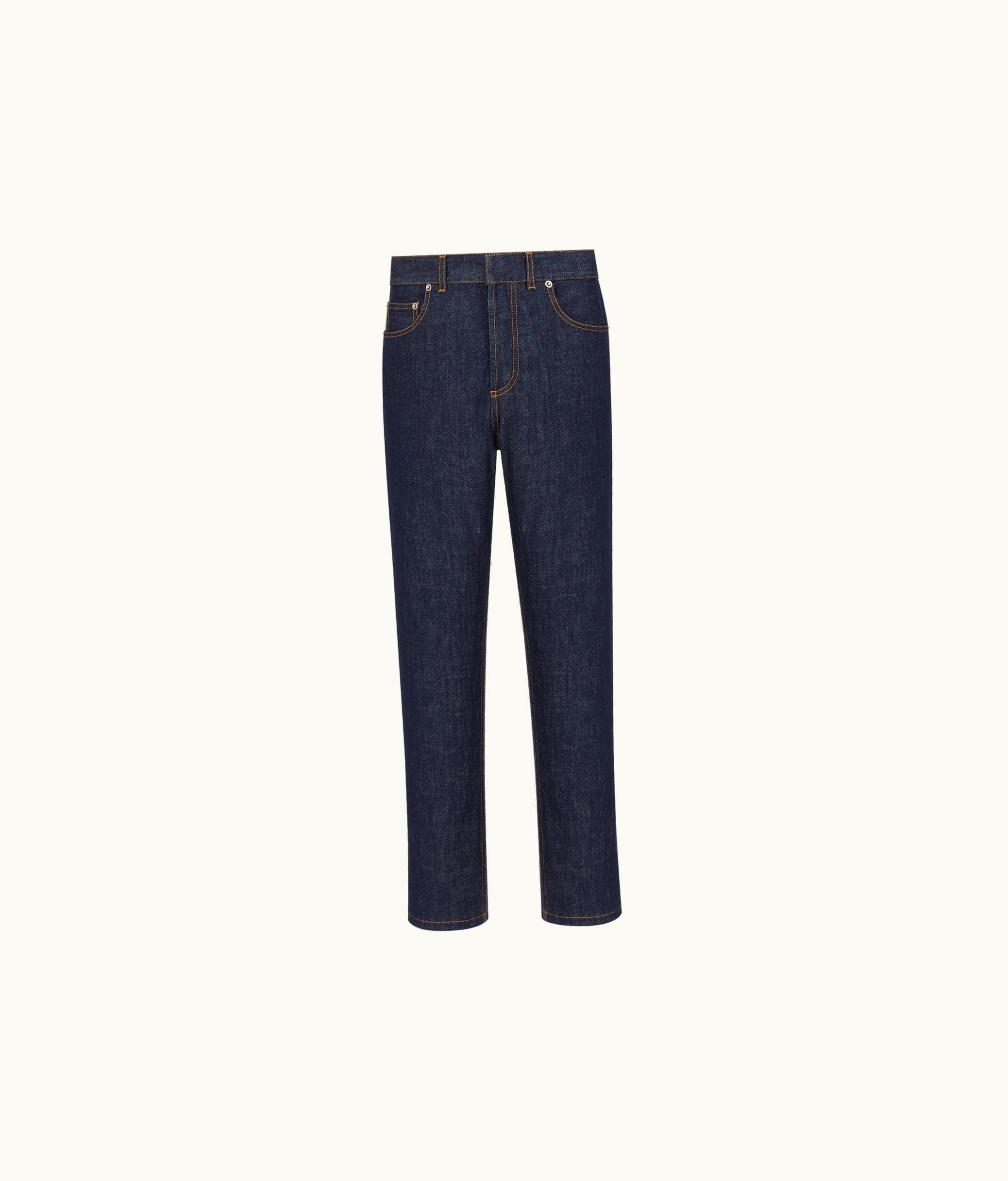 Dior Dior 8 Boyfriend Jeans, D01 - Deep Blue Cotton Denim