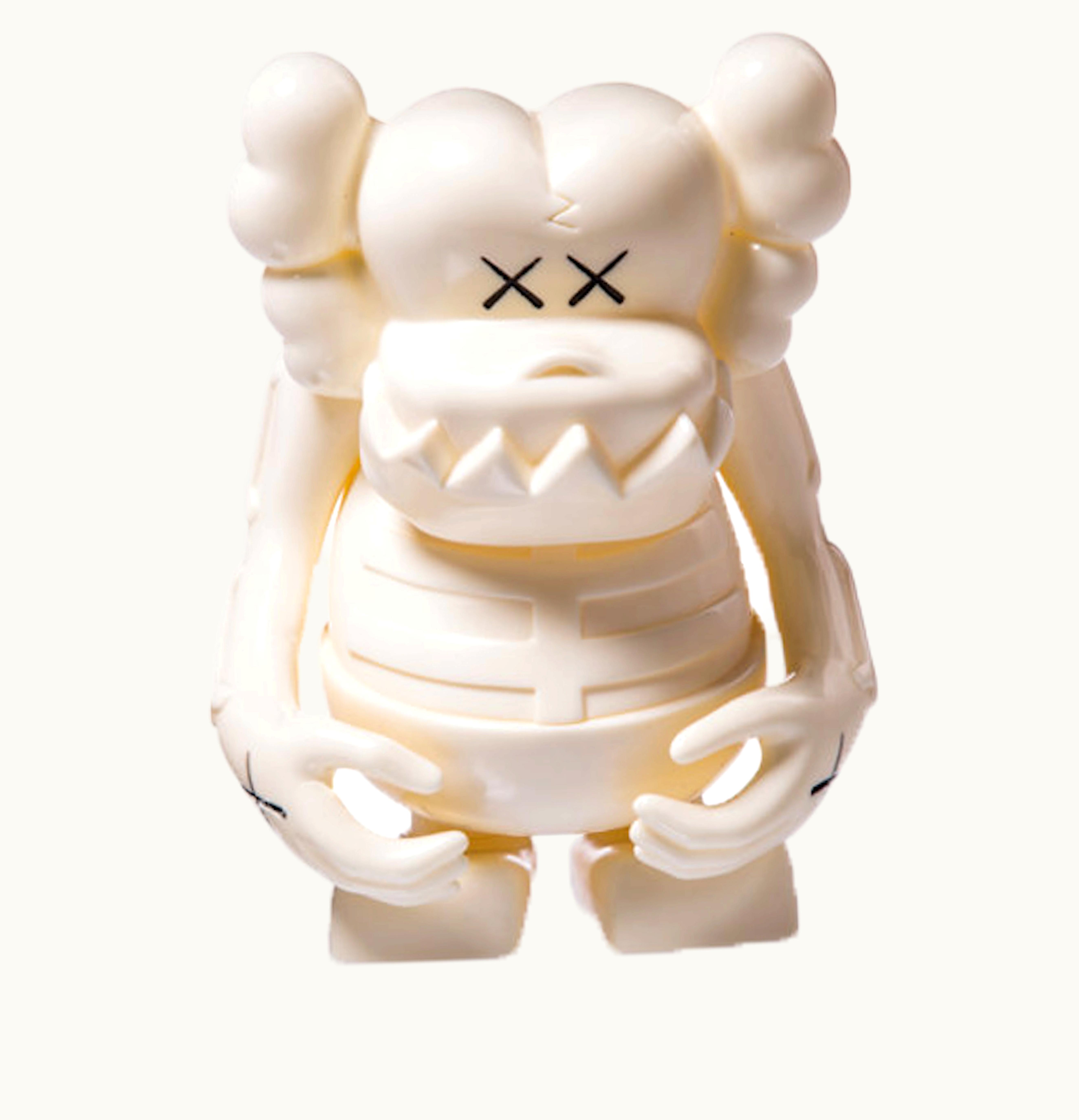 KAWS KAWS Bounty Hunter Skull Kun Vinyl Figure White