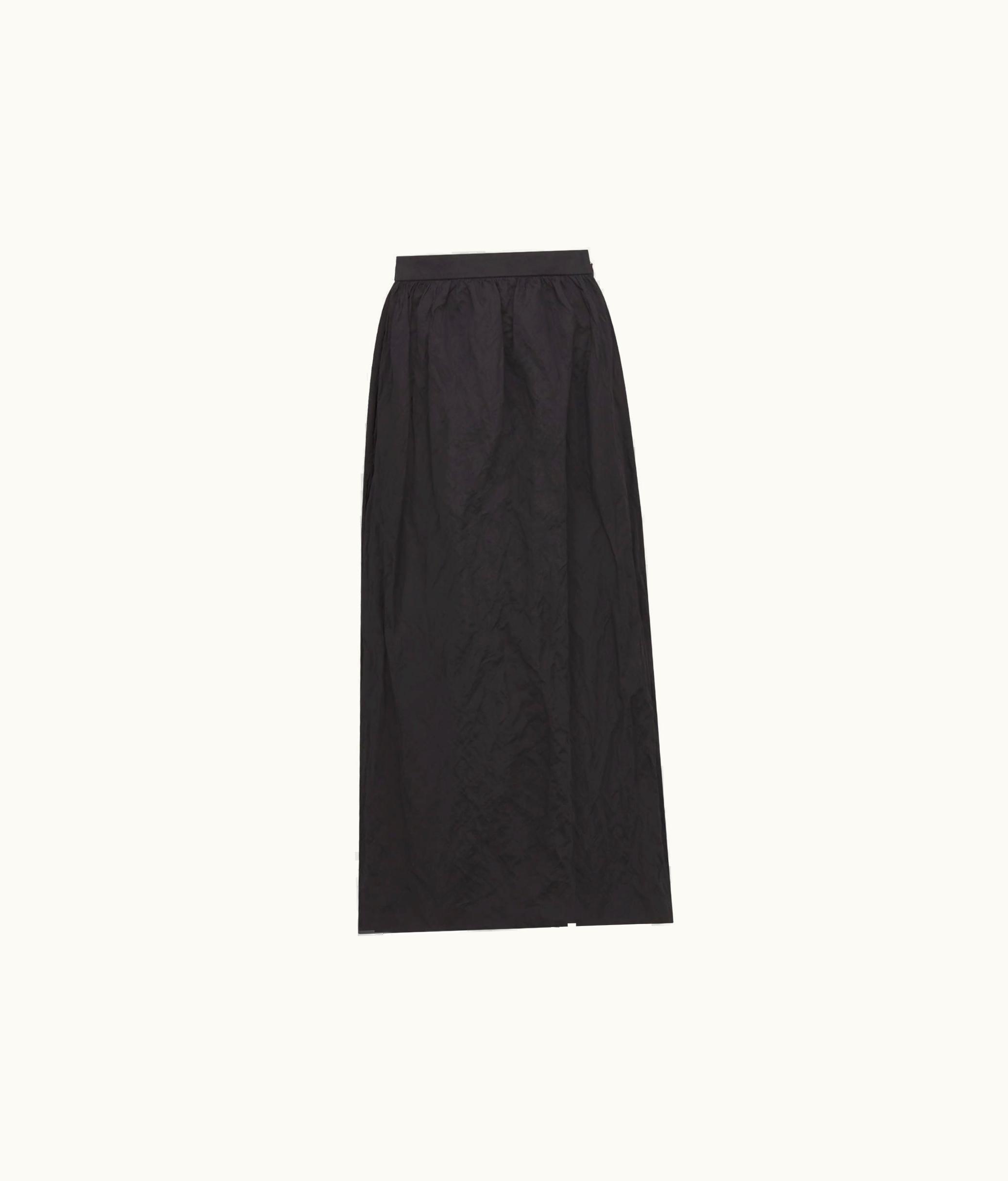 Dior Dior Mid-Length Straight-Cut Skirt - Black Technical Cotton With Crinkled Effect