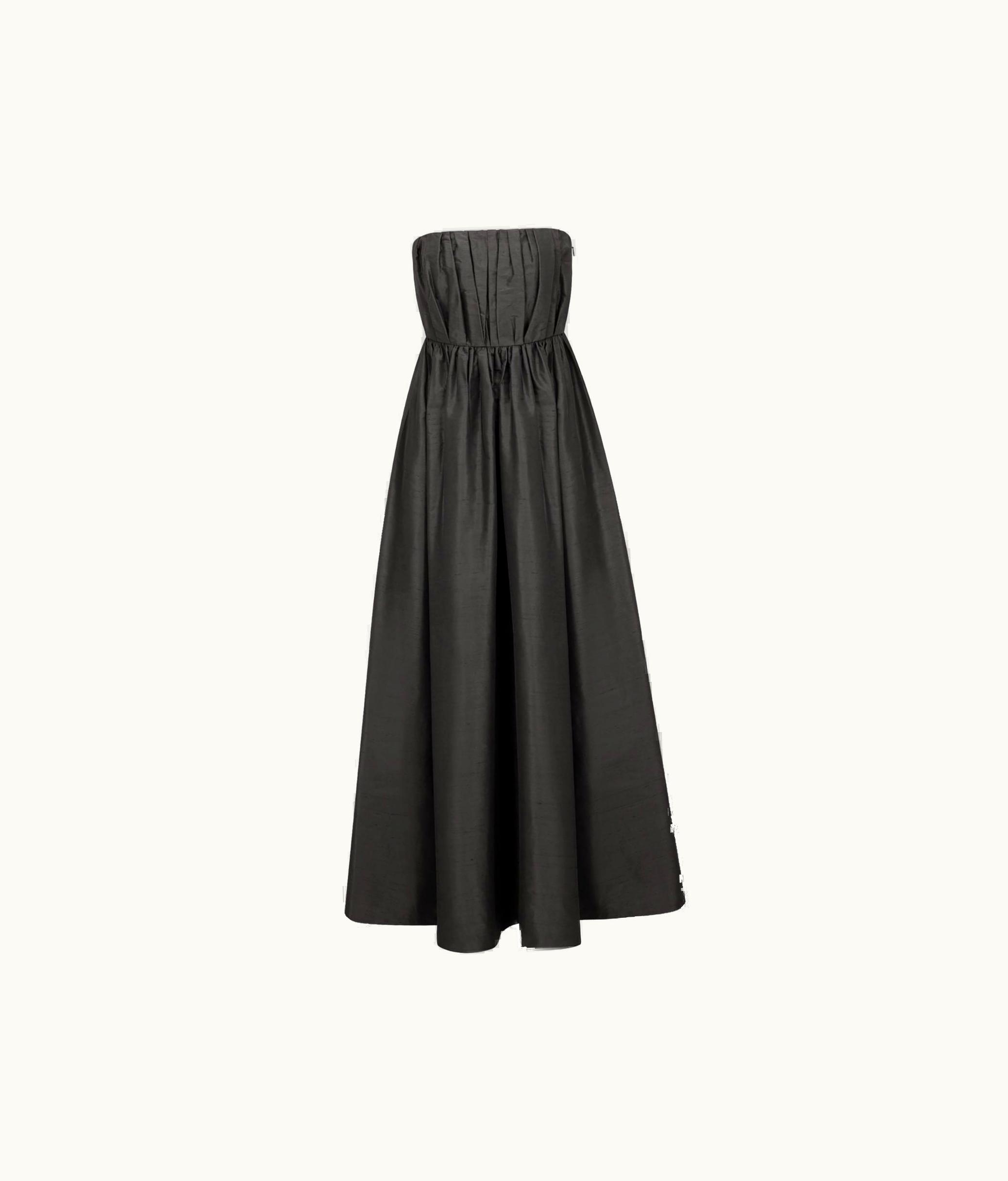 Dior Dior Long Dress - Black Silk Taffeta