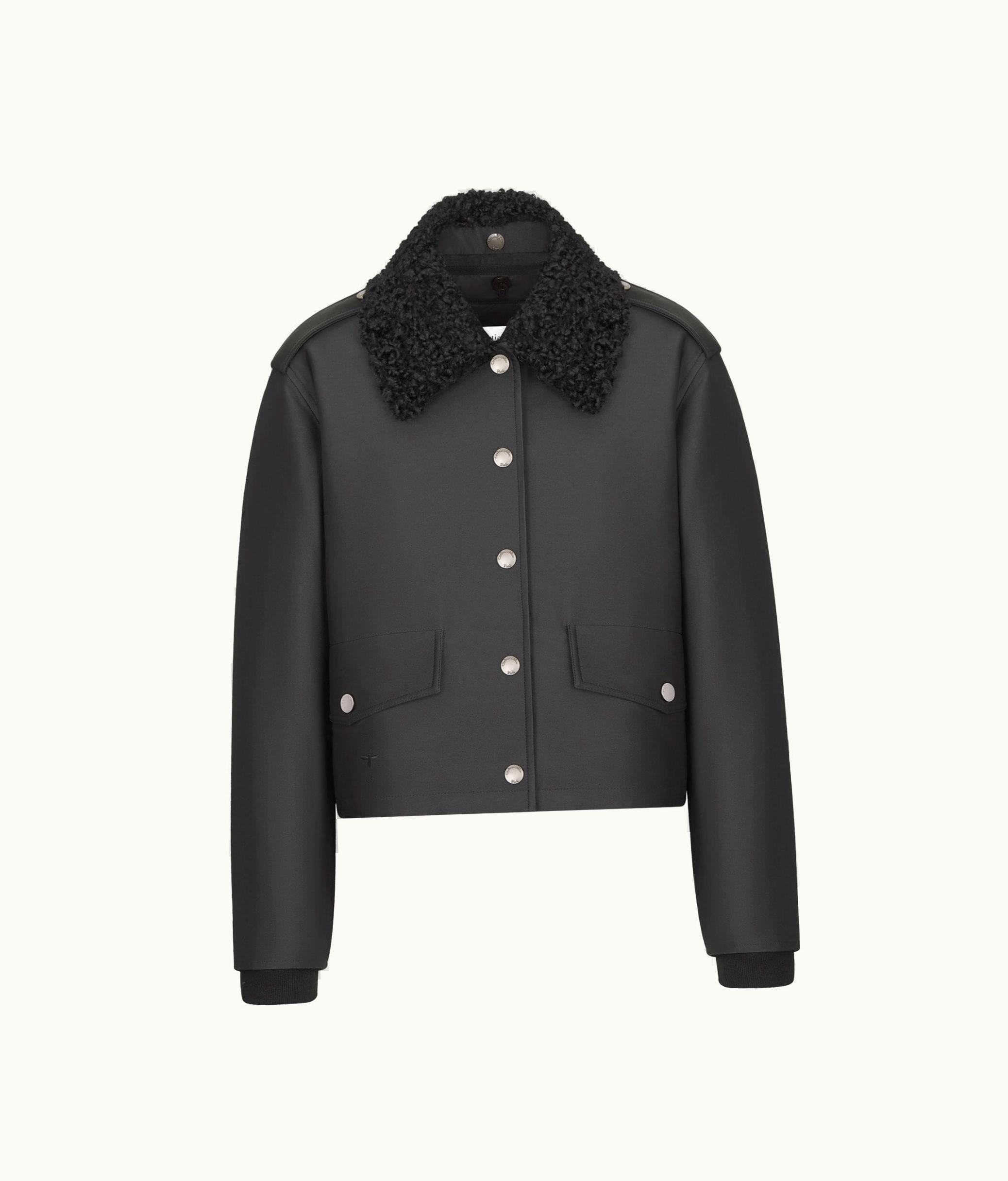 Dior Dior 2-in-1 Peacoat - Black Technical Silk Twill