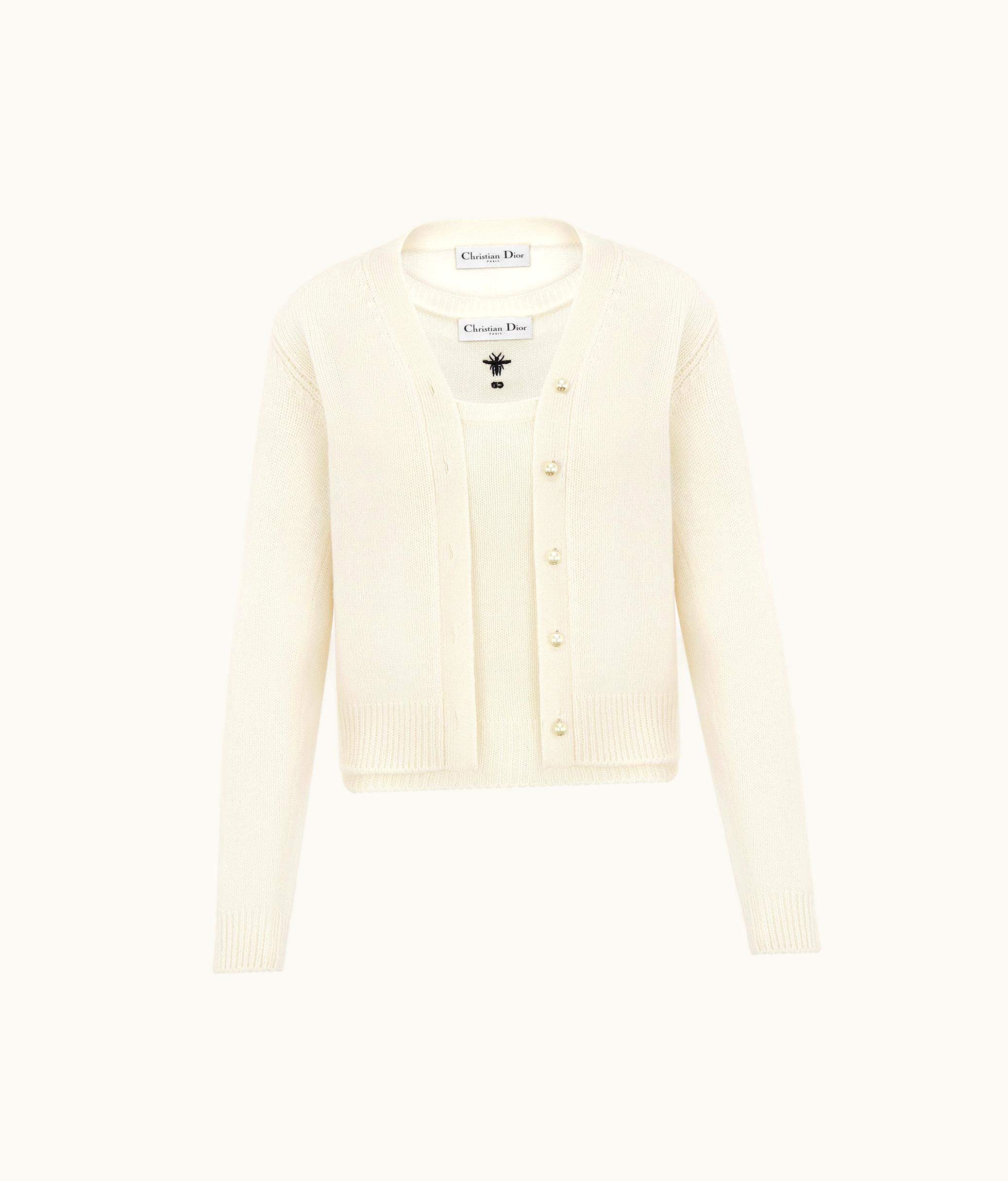 Dior Dior Twin-Set - Ecru Cashmere Knit