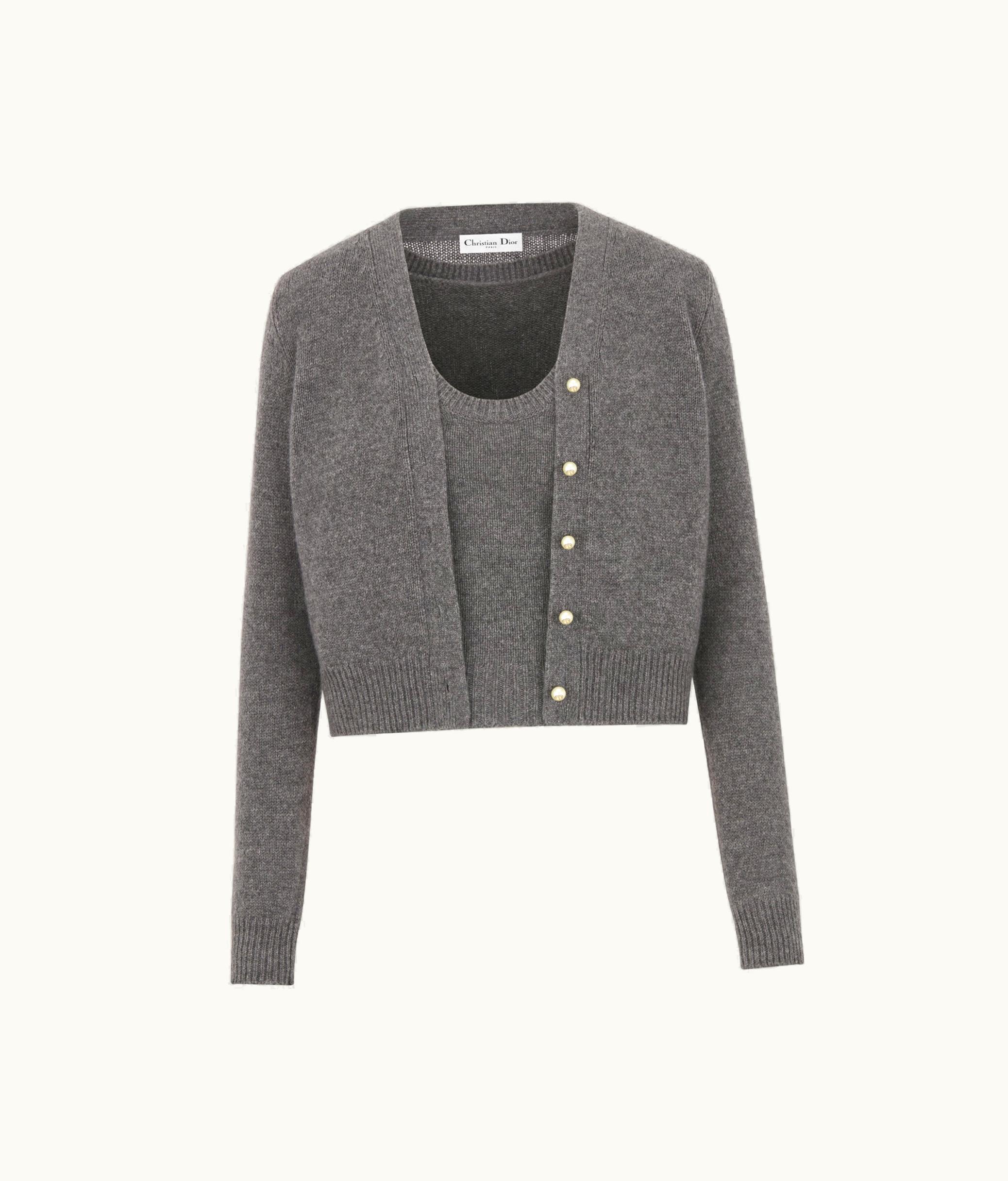 Dior Dior Twin-Set - Gray Cashmere Knit