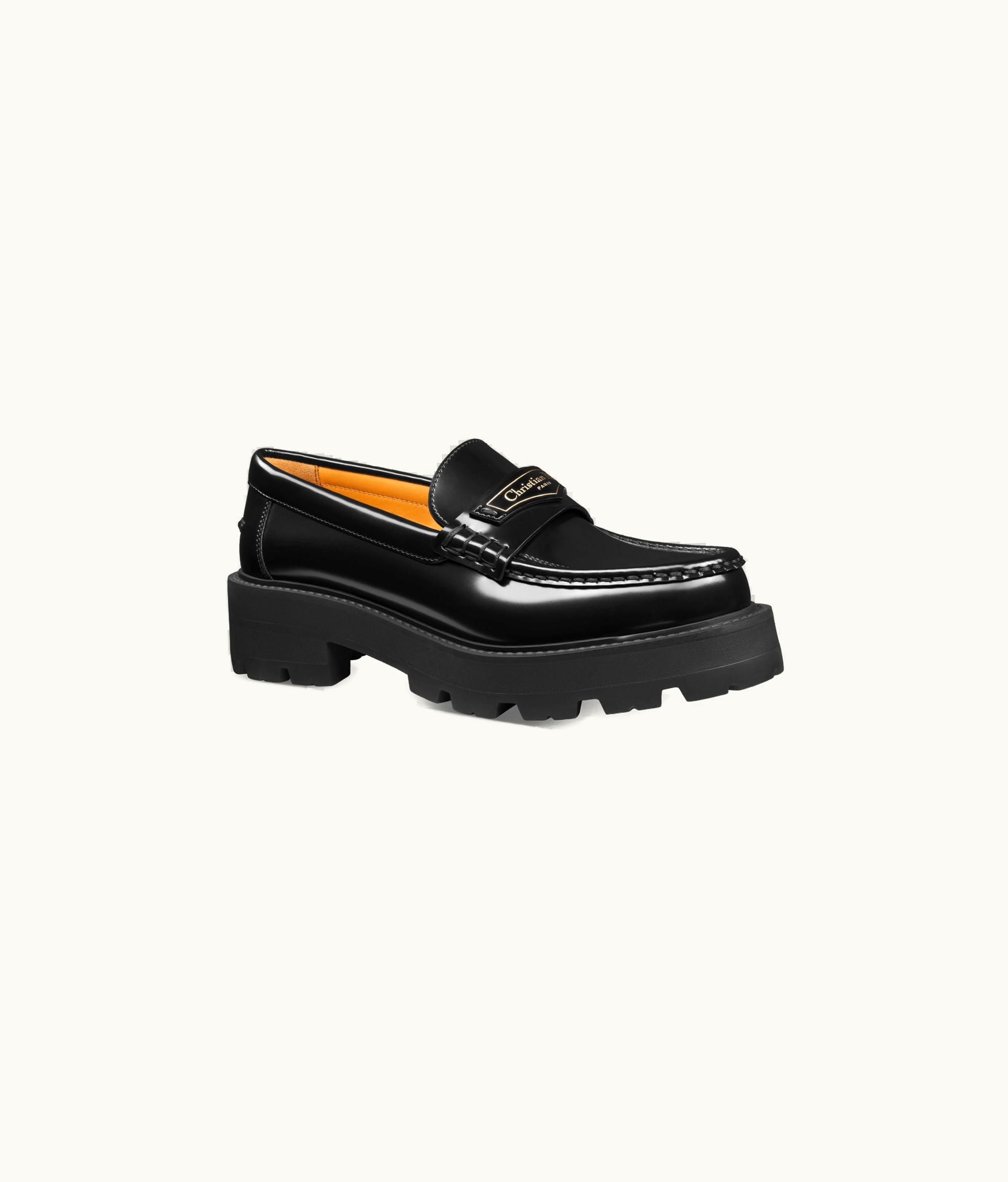 Dior Dior Boy Platform Loafer - Black Brushed Calfskin
