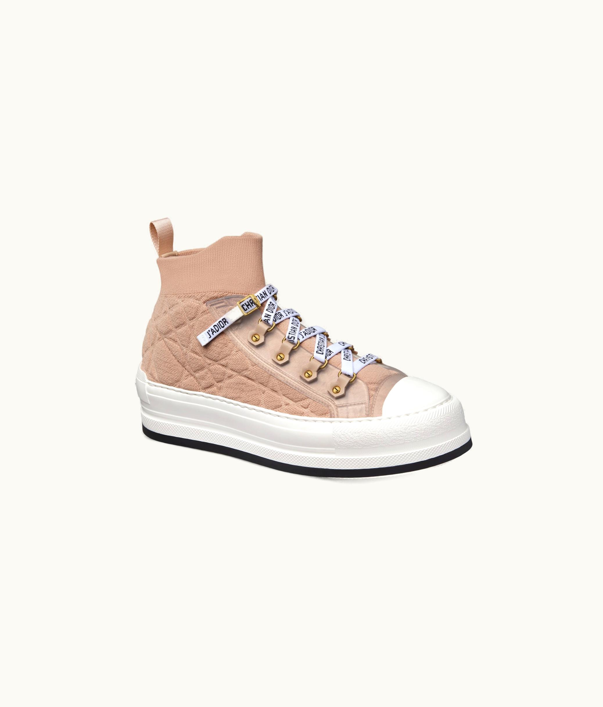 Dior Walk'n'Dior Platform Sneaker - Nude Macrocannage Technical Mesh