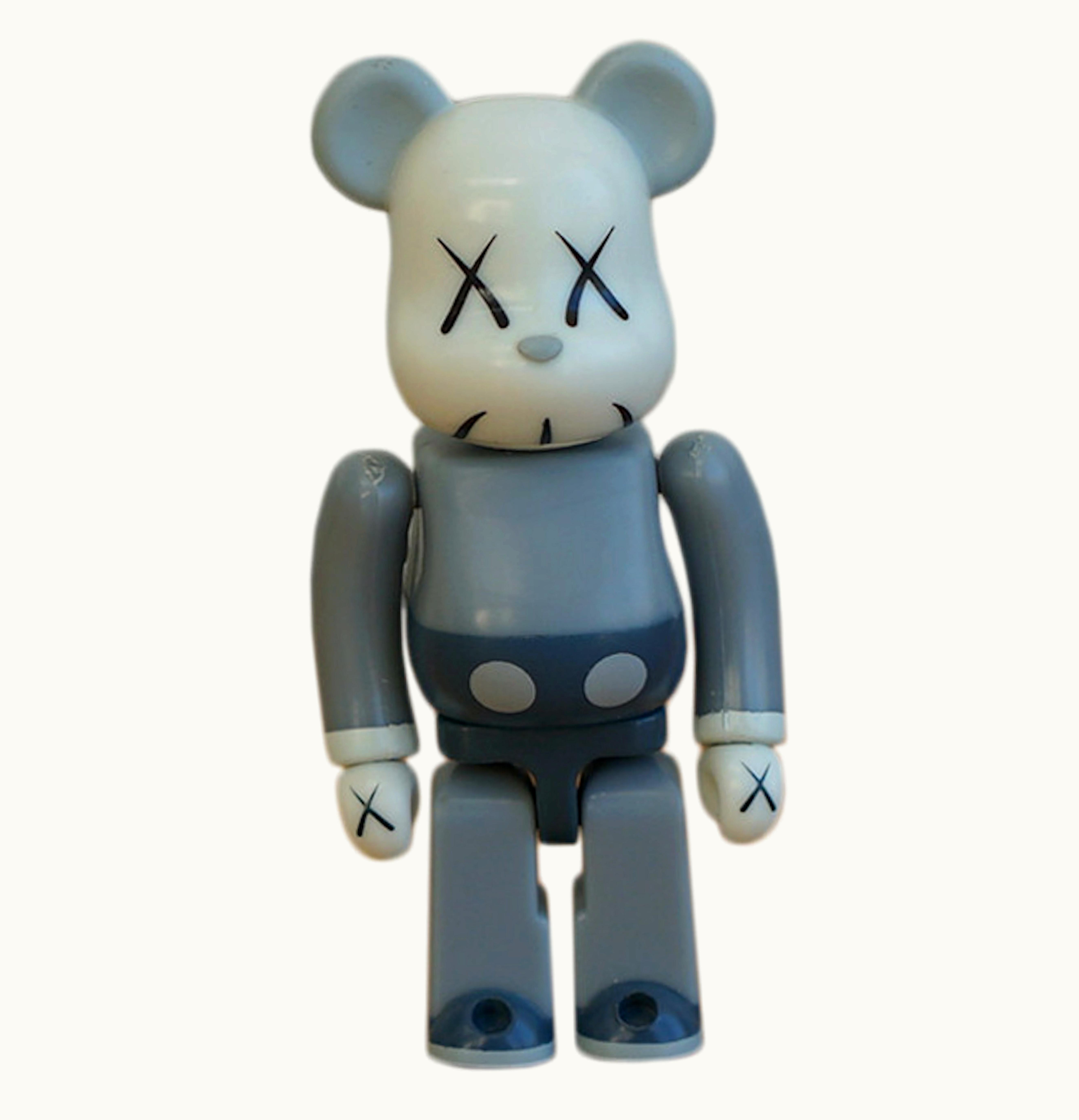 KAWS KAWS Companion Bearbrick 100 Grey Blue