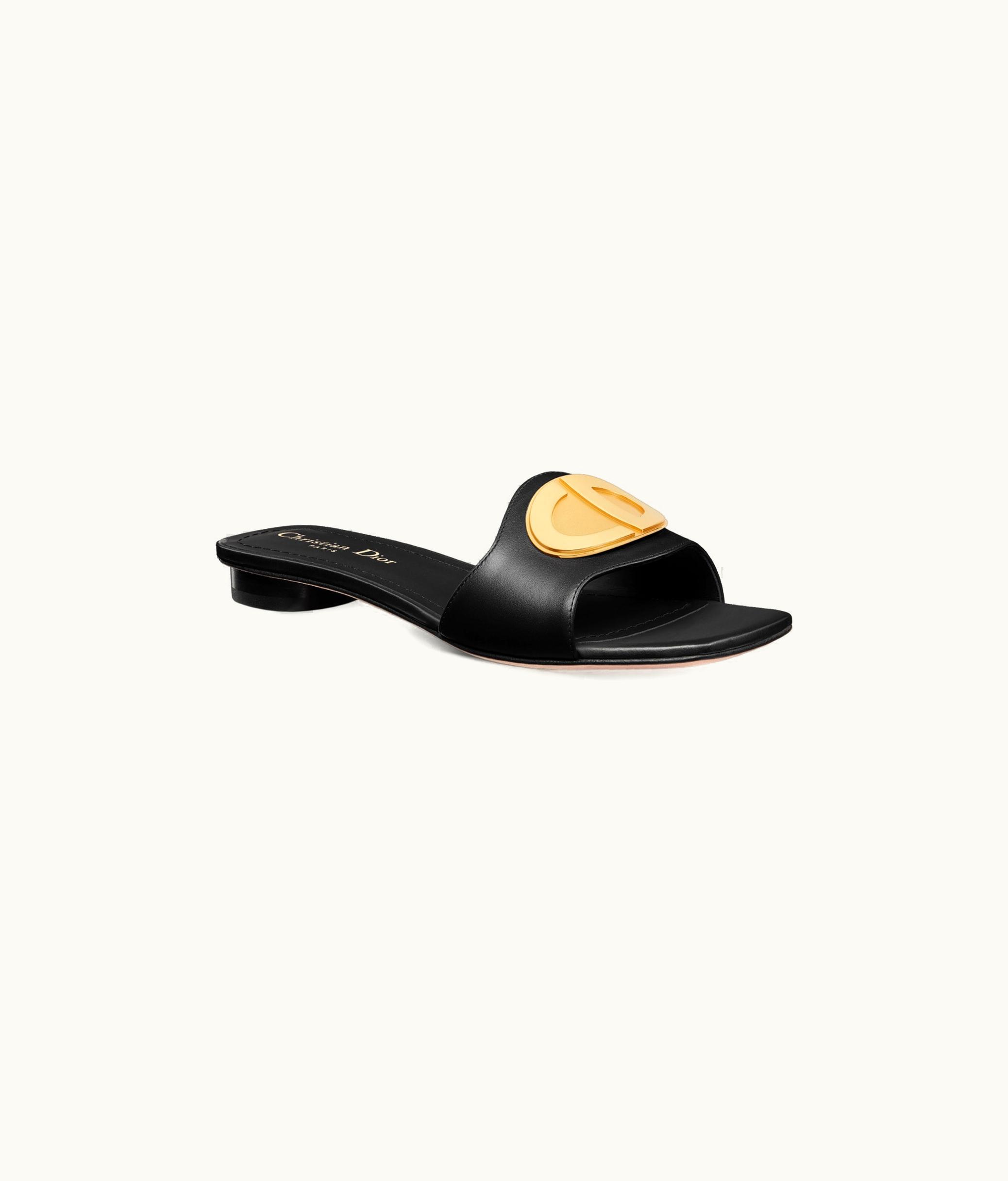 Dior Forever Dior Slide - Black Calfskin