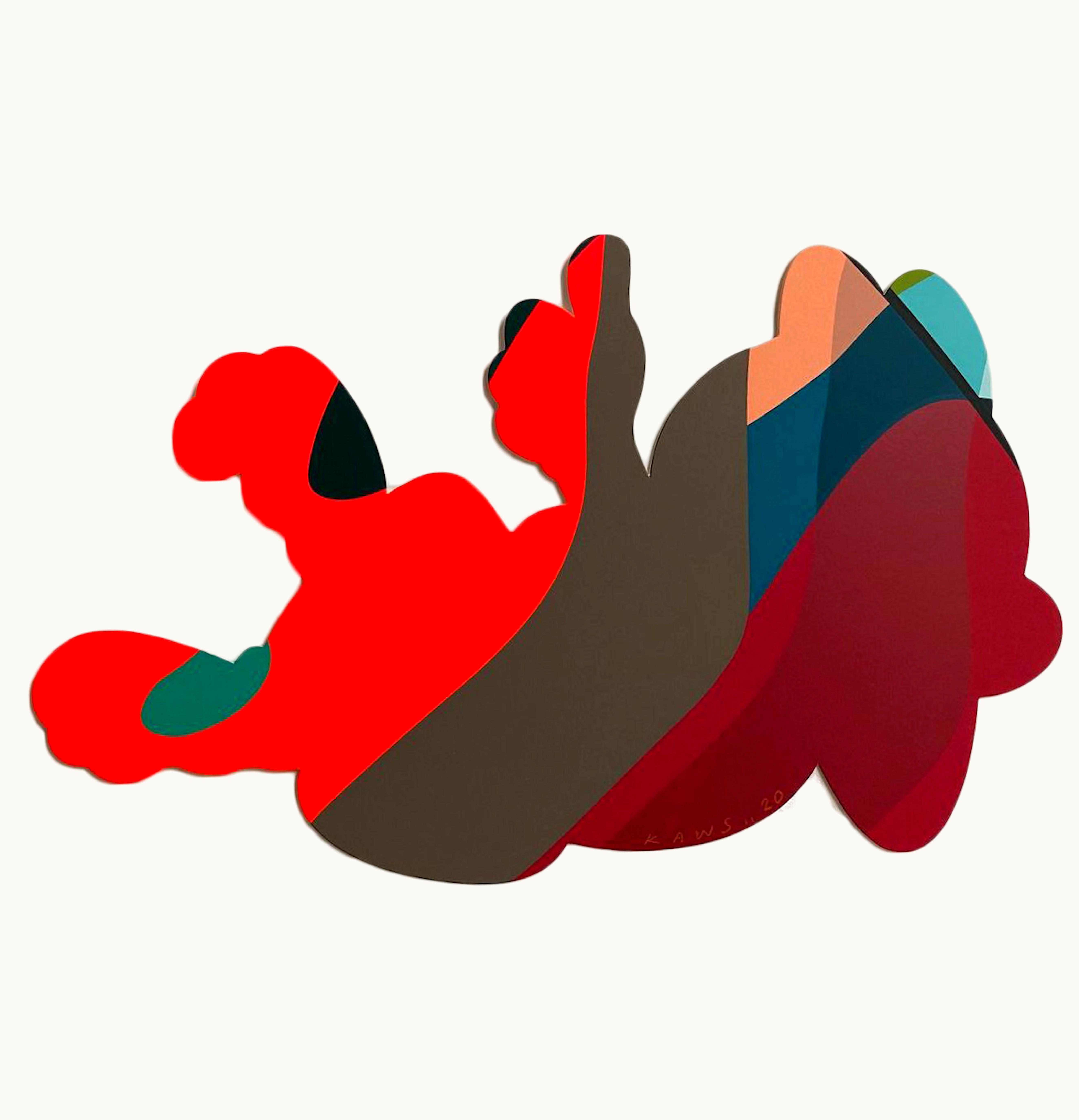 KAWS KAWS Garfield The Feline Print Signed Edition of 25