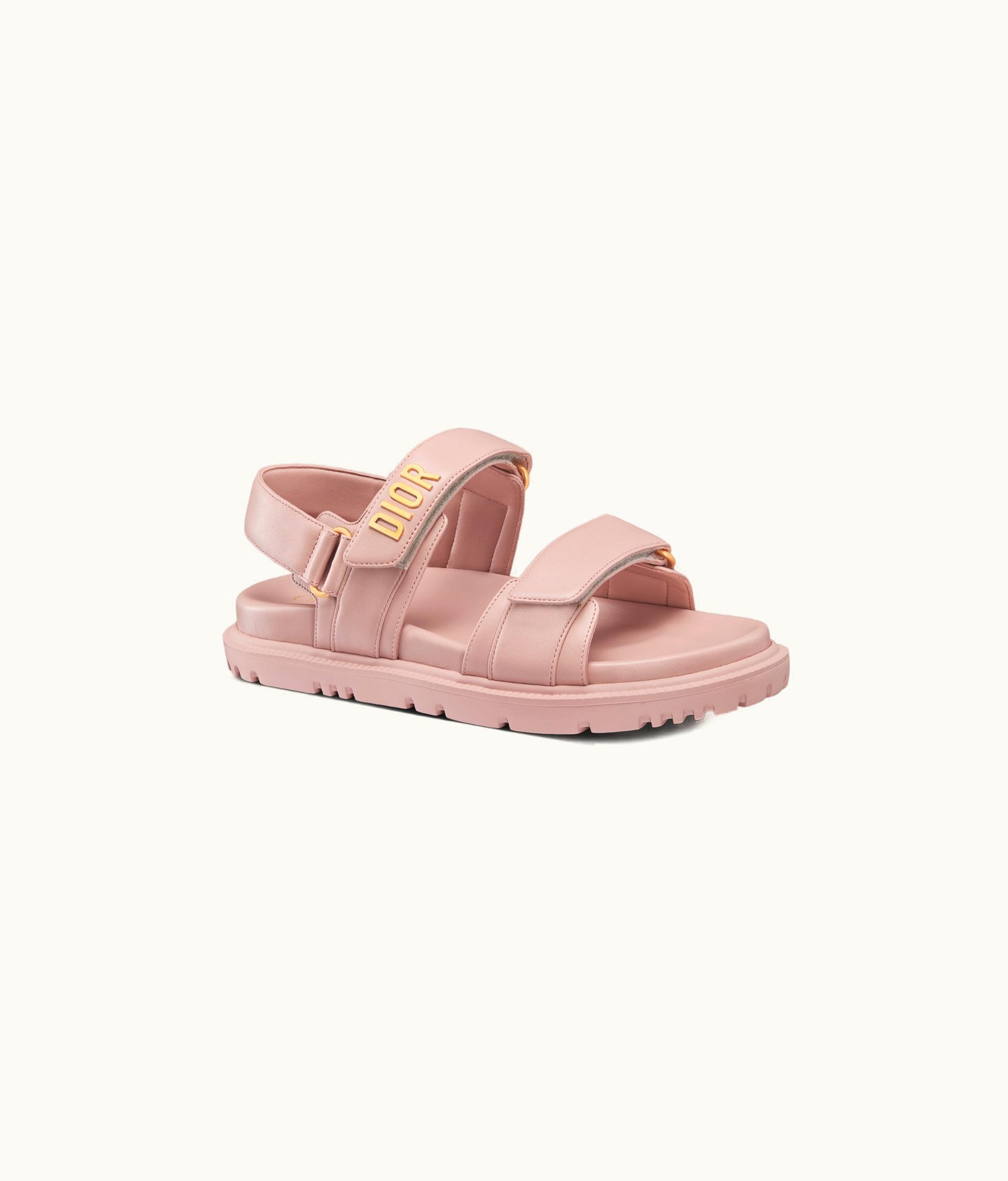 Dior Dioract Sandal - Nude Pink Lambskin