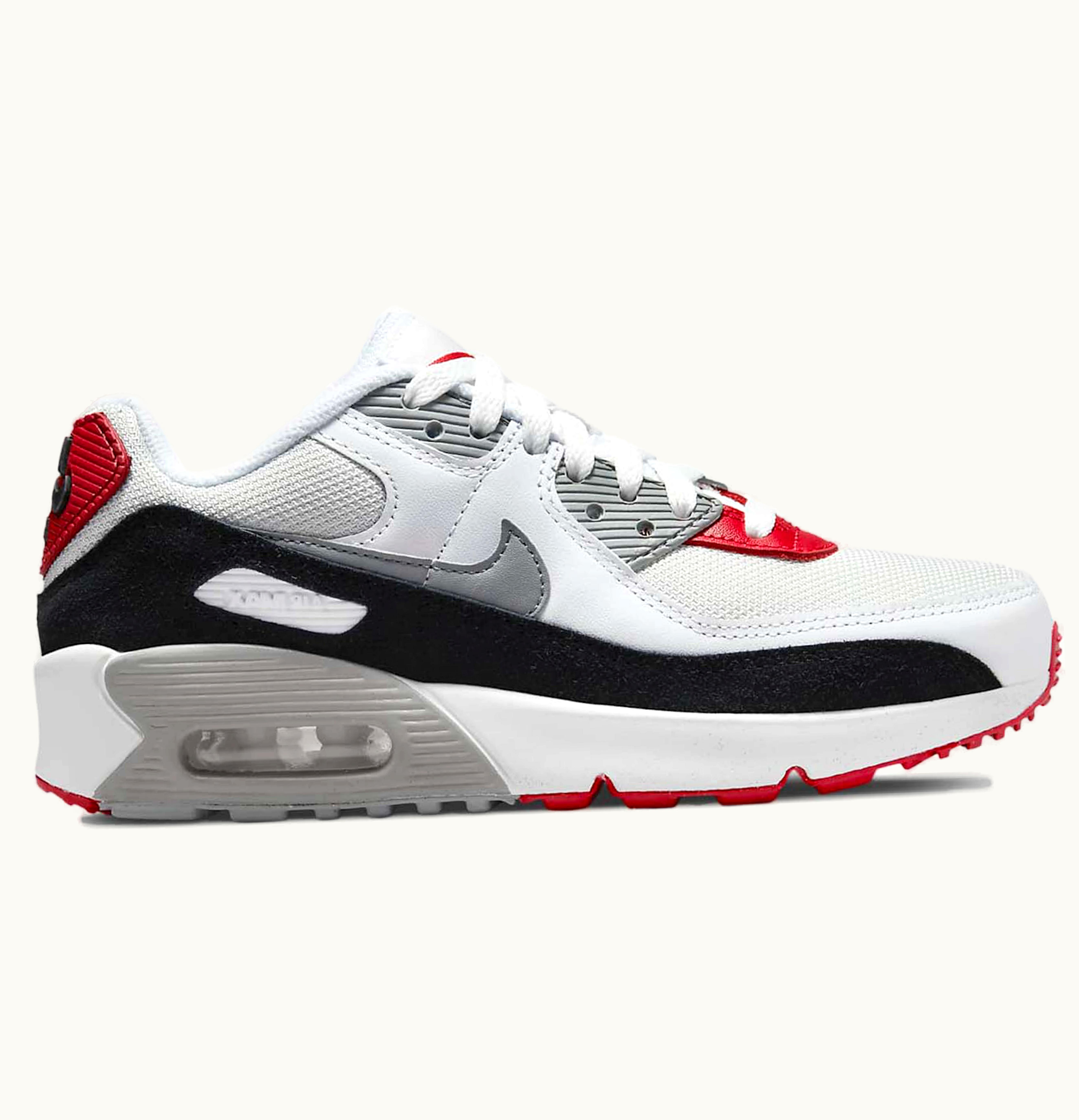 Nike Nike Air Max 90 LTR Photon Dust Varsity Red GS