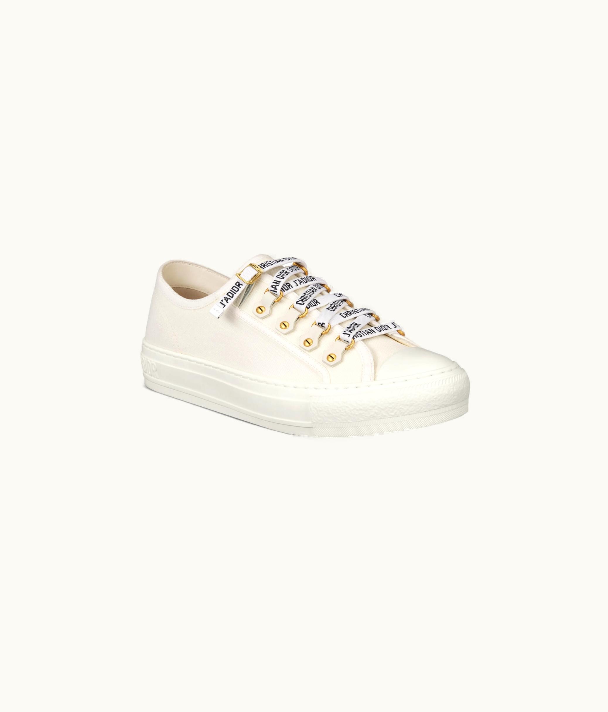 Dior Walk'n'Dior Sneaker - White Cotton Canvas