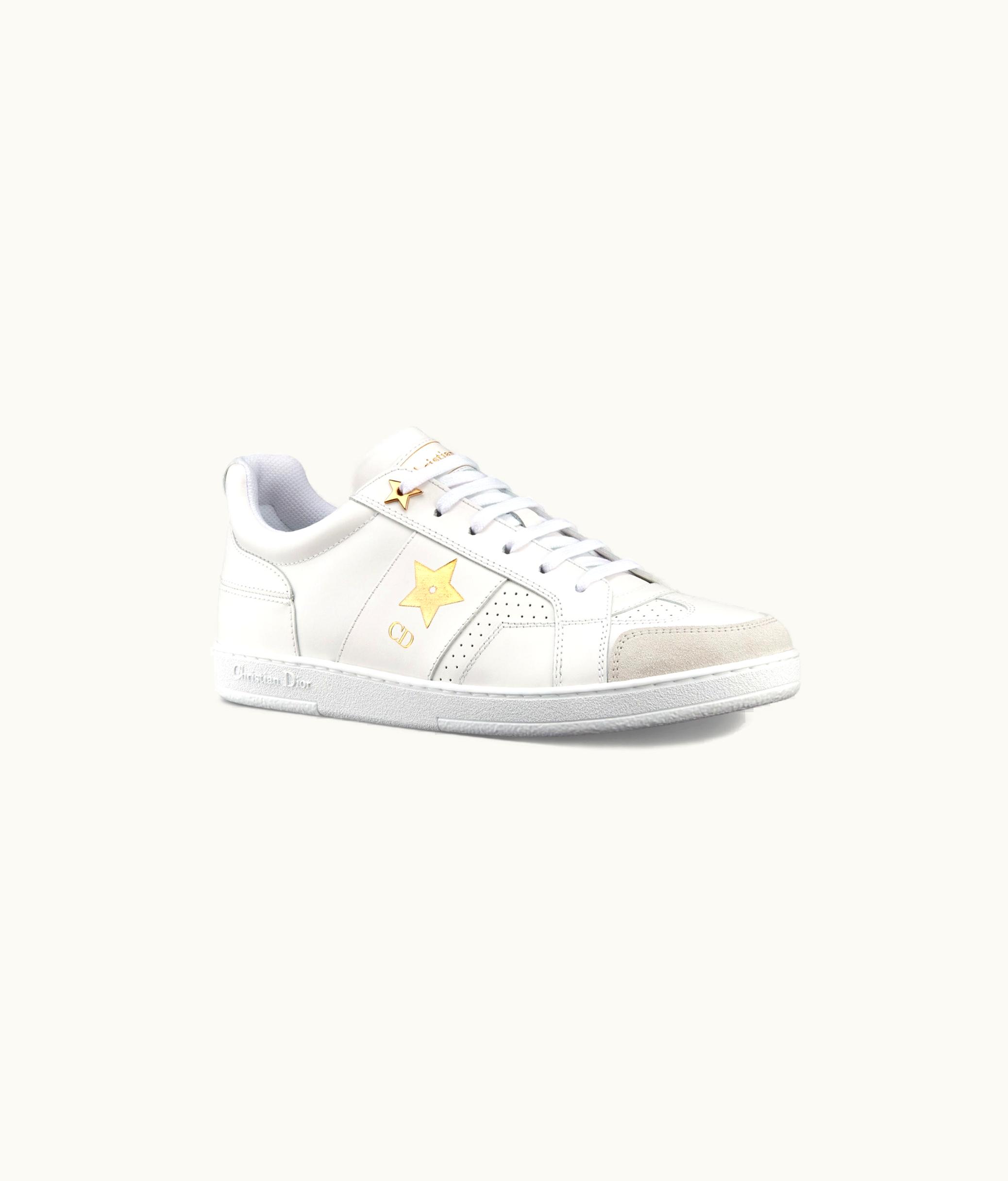 Dior Dior Star Luxe Sneaker - White Calfskin And Suede