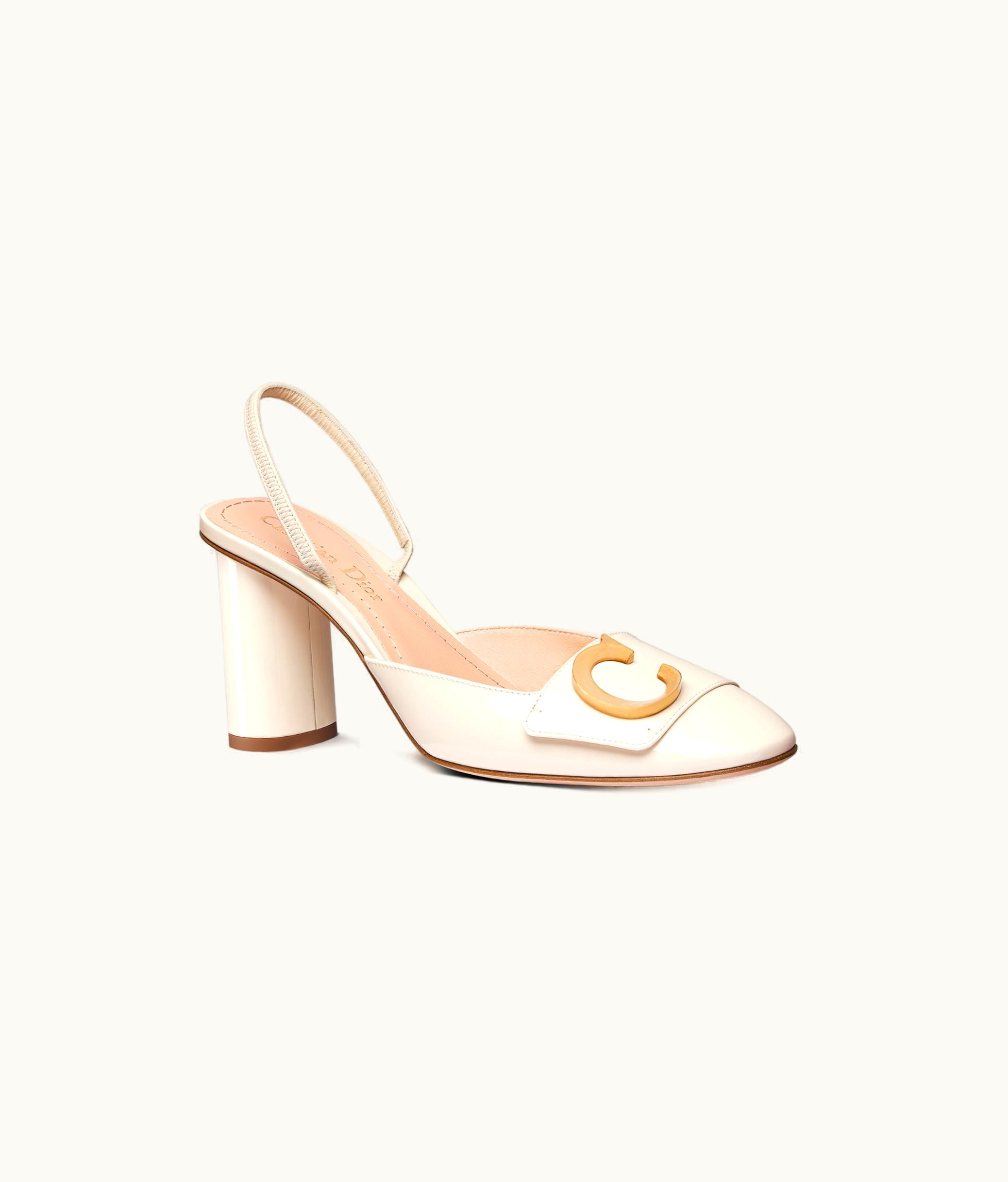 Dior C'est Dior Slingback Pump - White Patent Calfskin