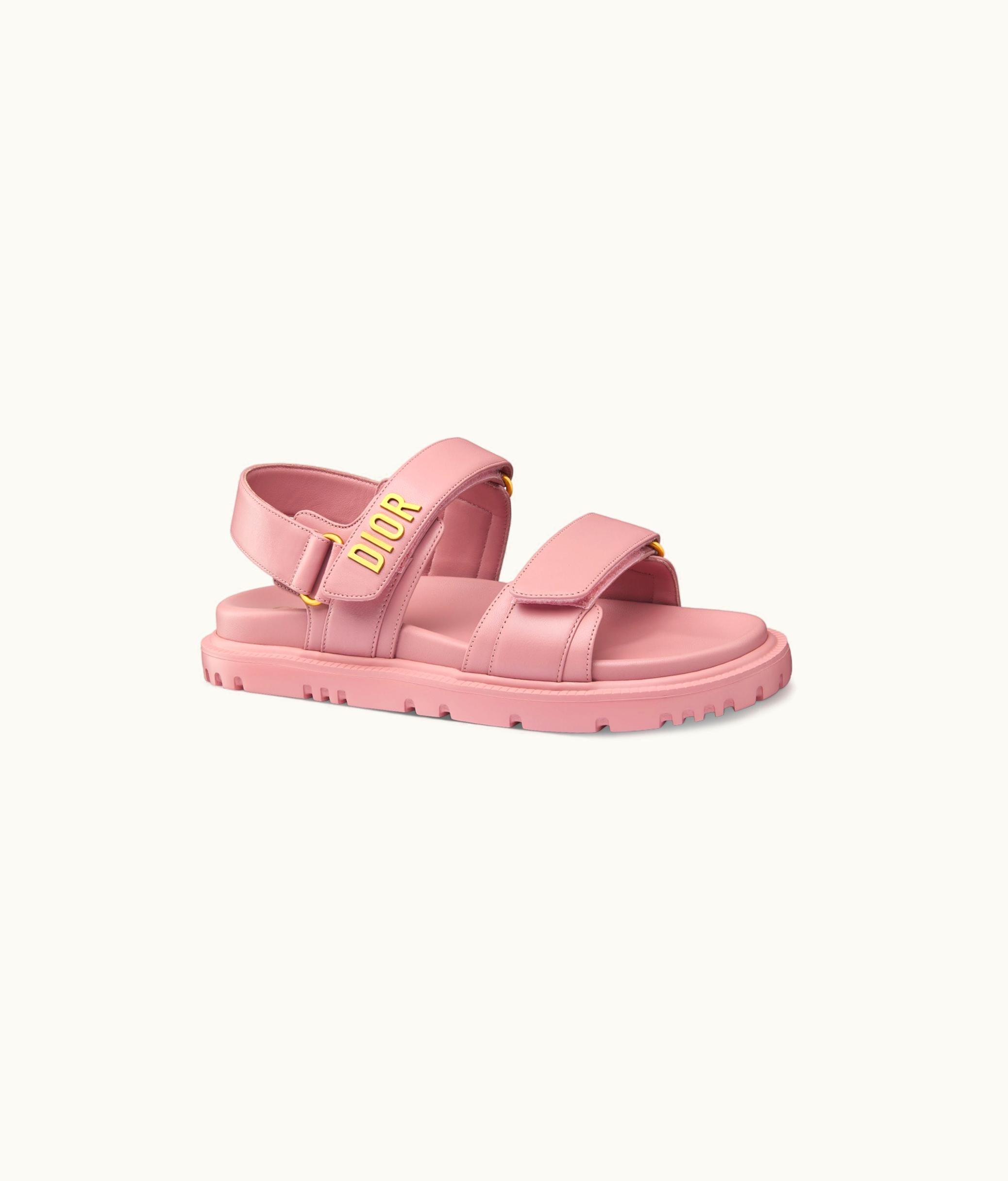 Dior Dioract Sandal - Pink Lambskin