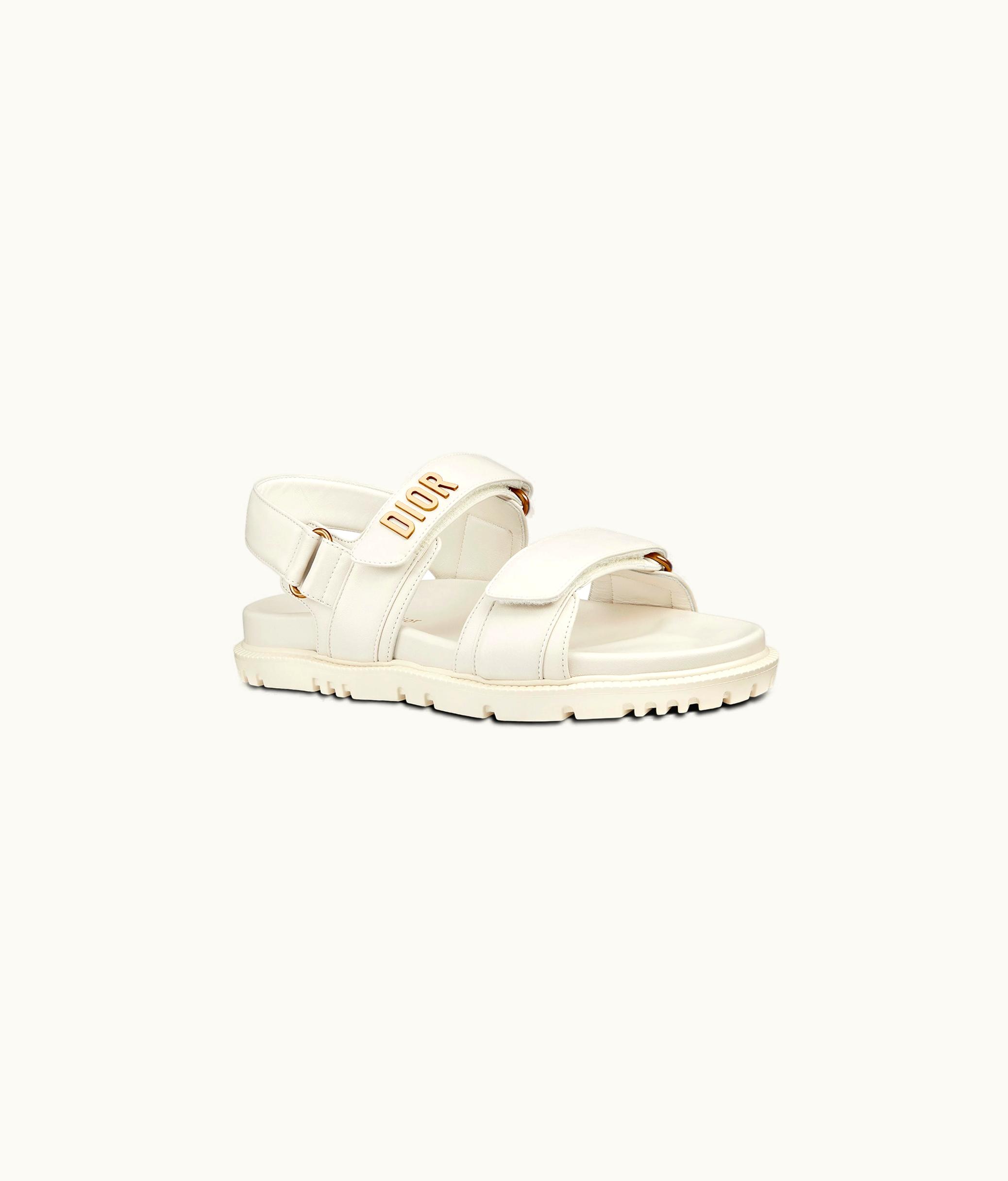 Dior Dioract Sandal - White Lambskin
