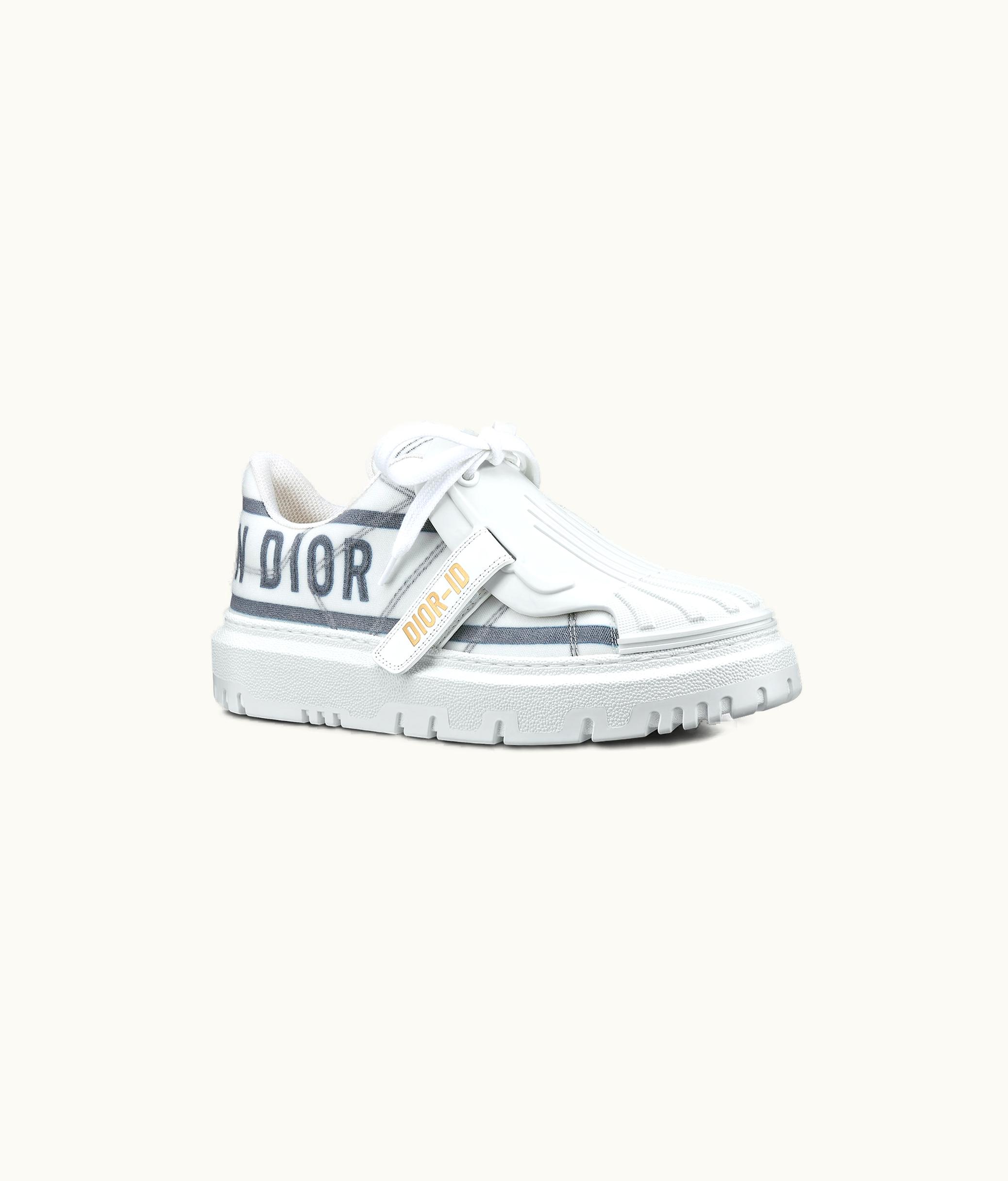 Dior Dior-ID Sneaker - White And French Blue Technical Fabric