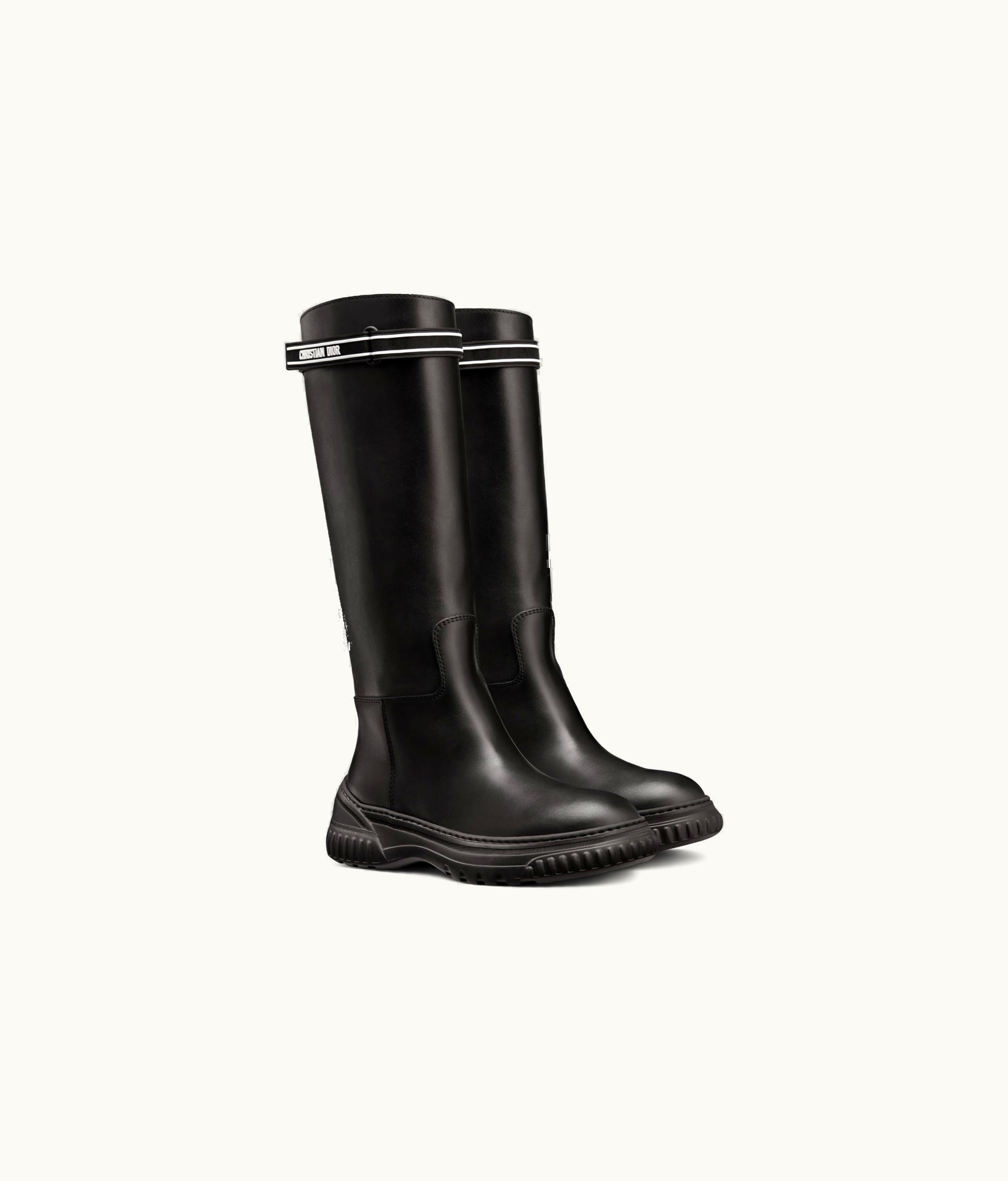 Dior Dior D-Racer Boot - Black Calfskin