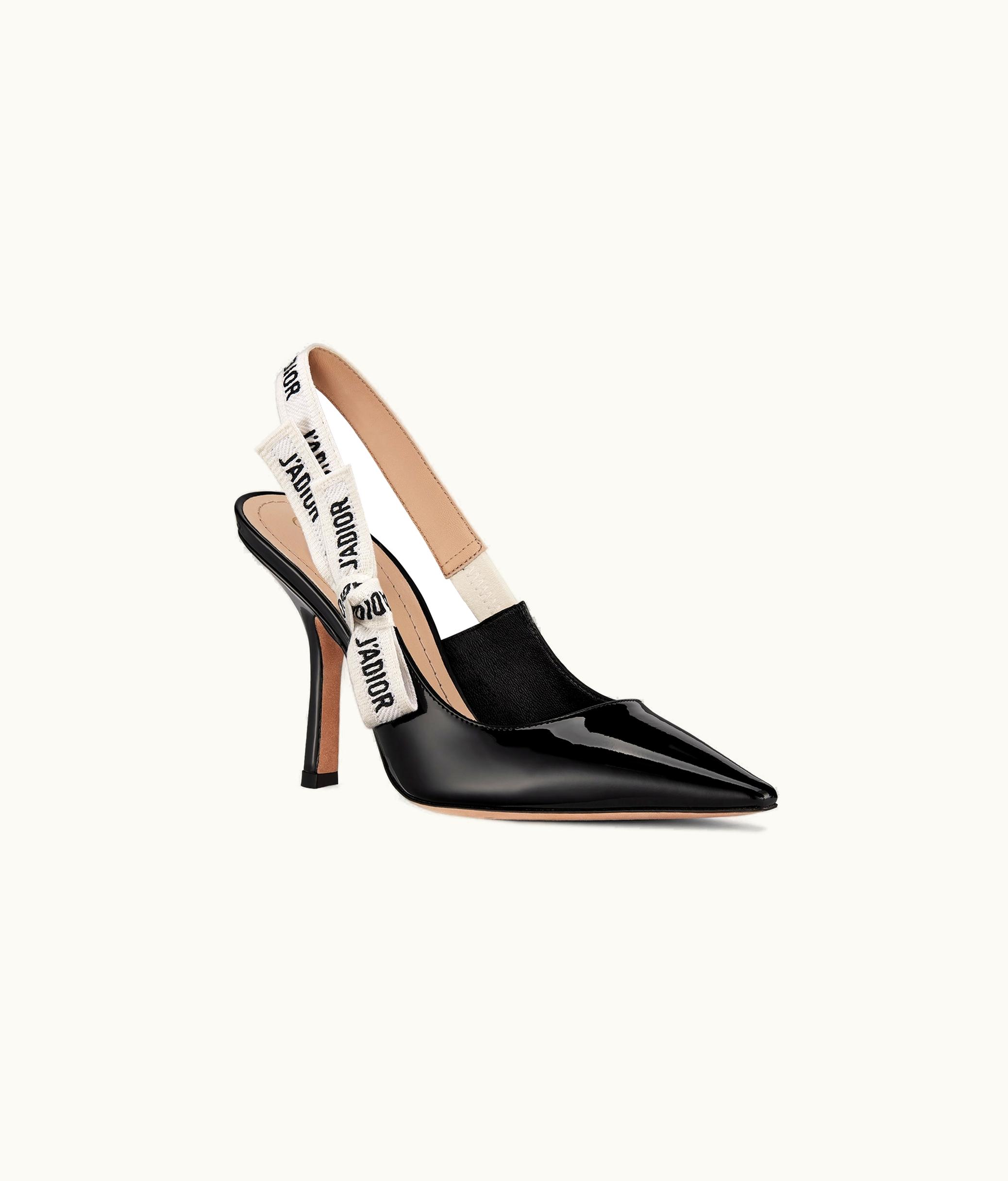 Dior Dior J'Adior Slingback Pump - Black Patent Calfskin