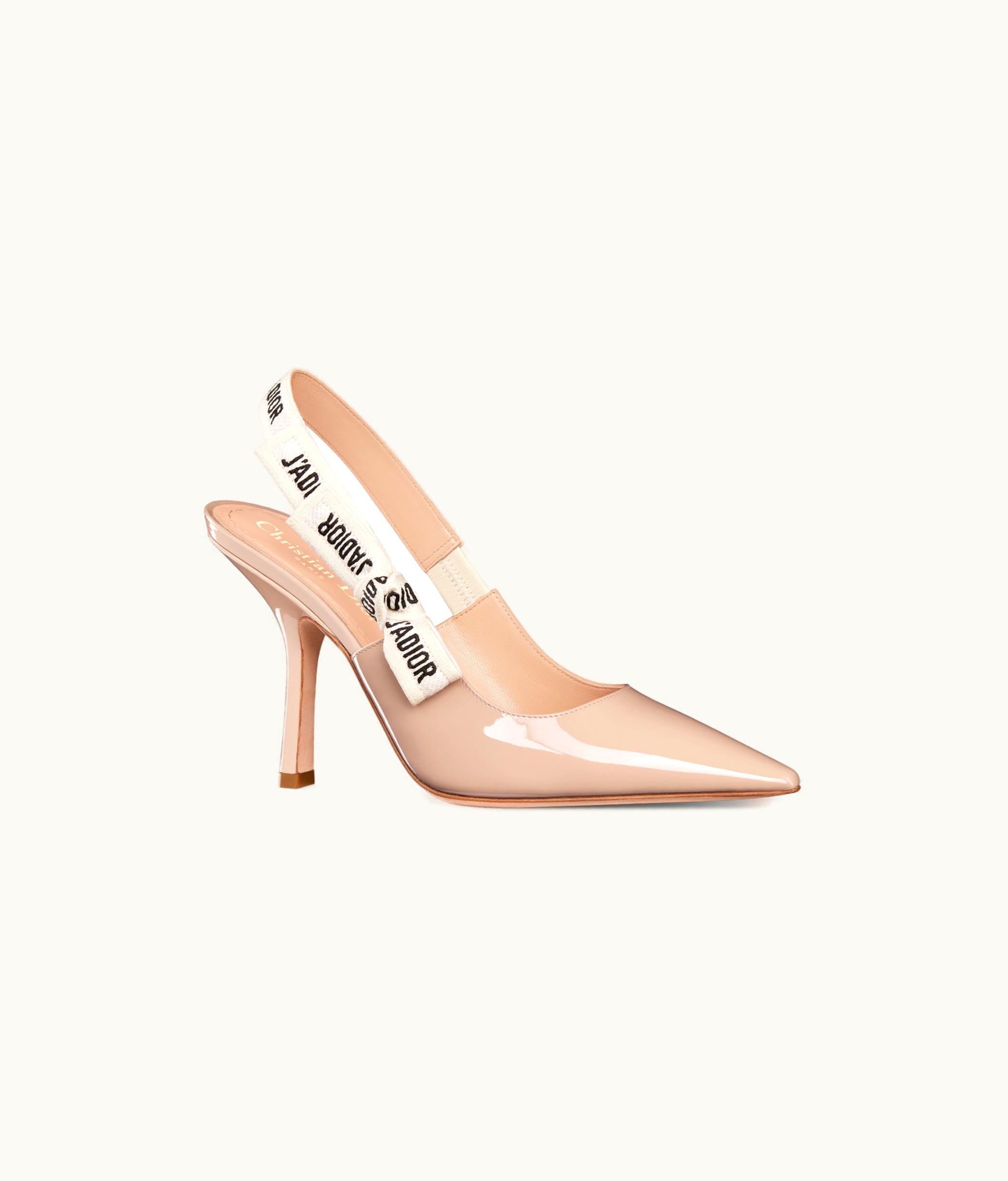 Dior Dior J'Adior Italian Crafted Slingback Pump Nude Patent Calfskin