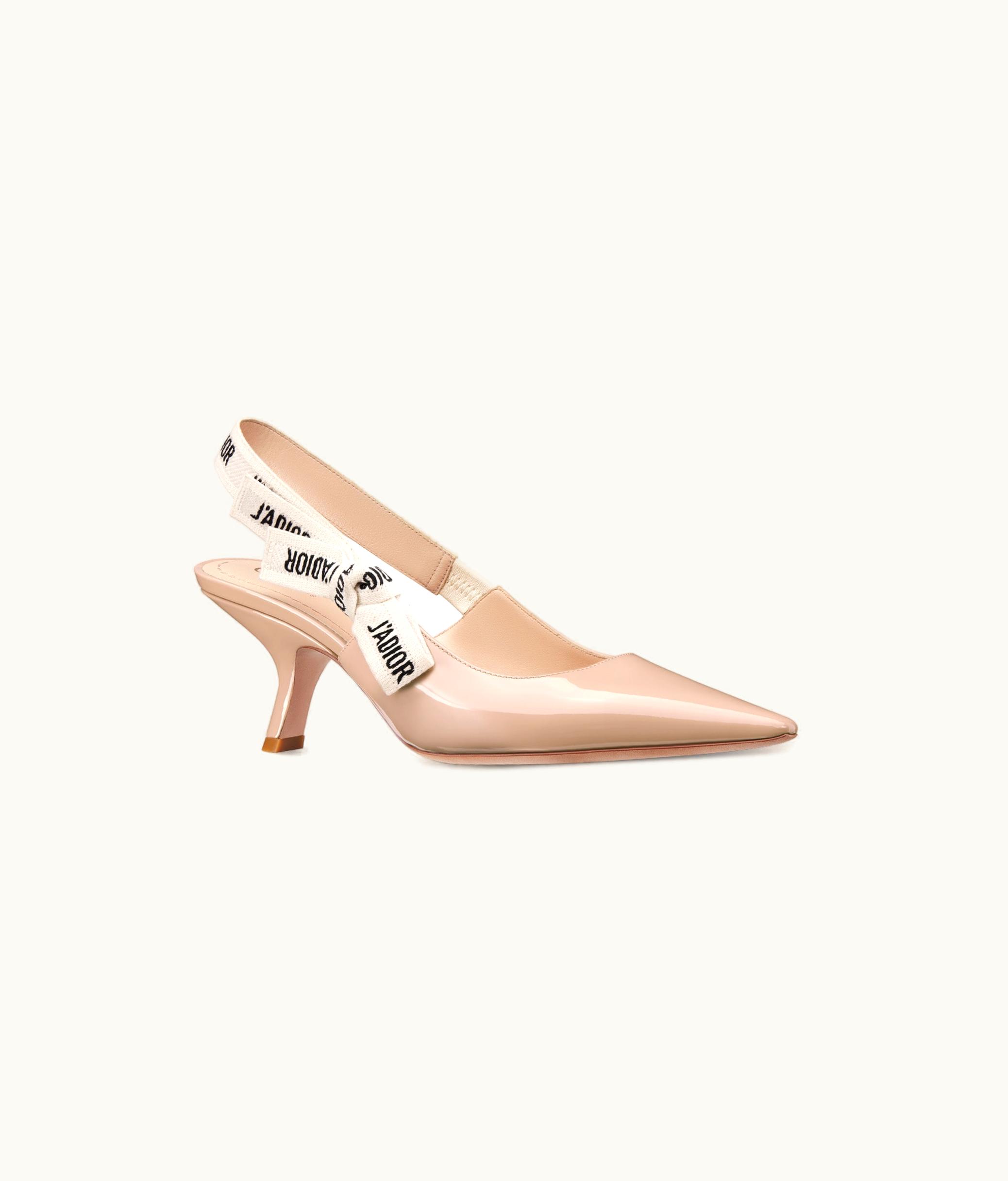 Dior Dior J'Adior 6.5 Calfskin Slingback Pump Nude