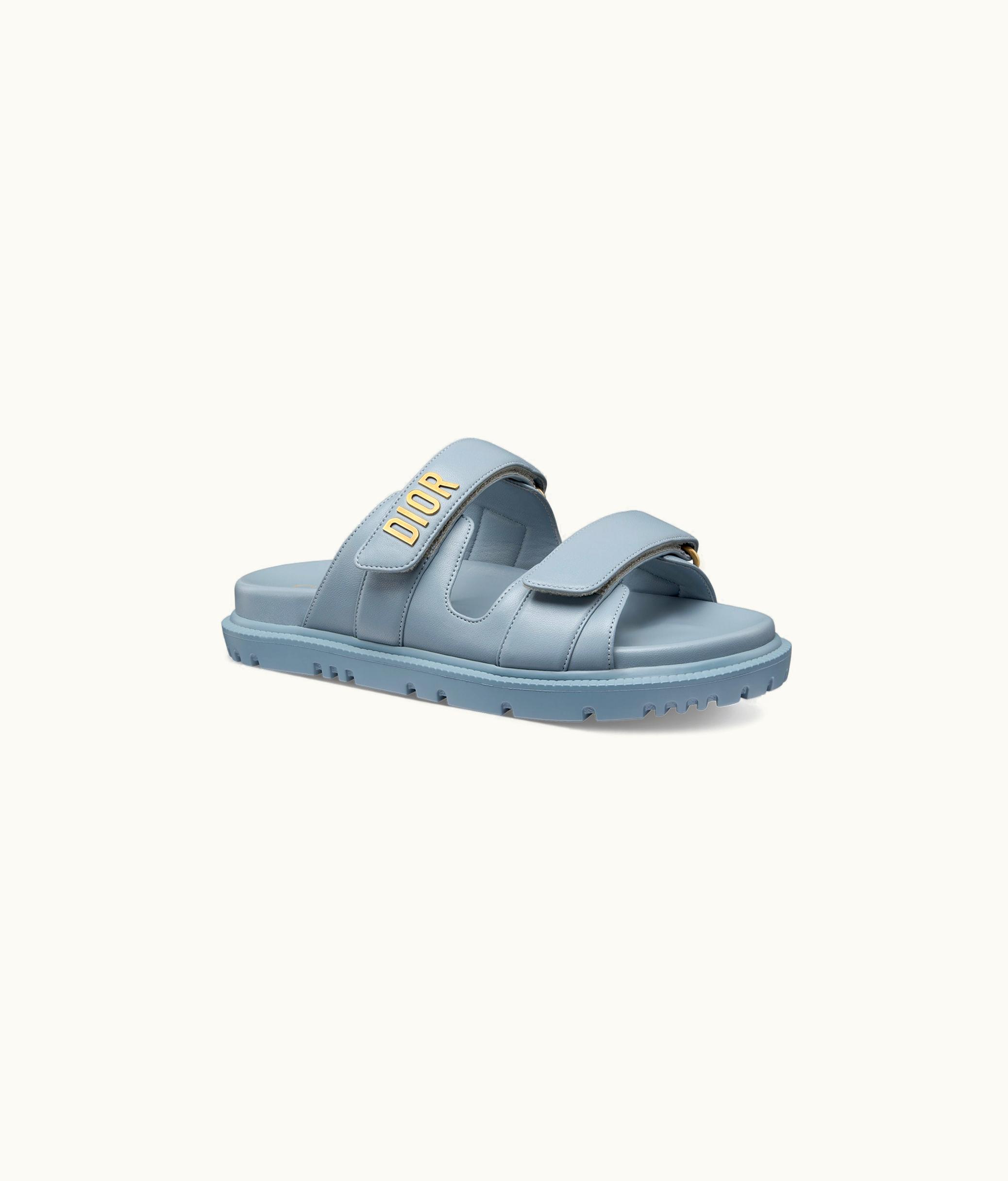 Dior Dioract Slide - Horizon Blue Lambskin