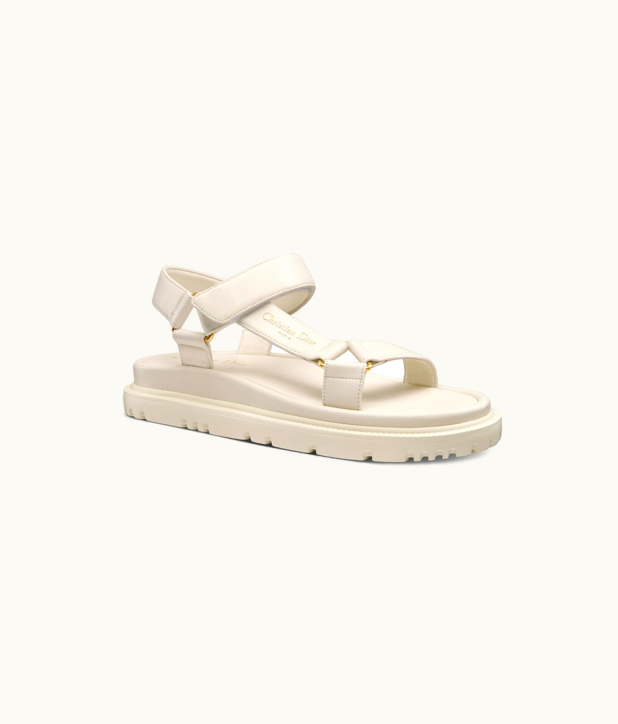 Dior Dior D-Wave Sandal - White Lambskin