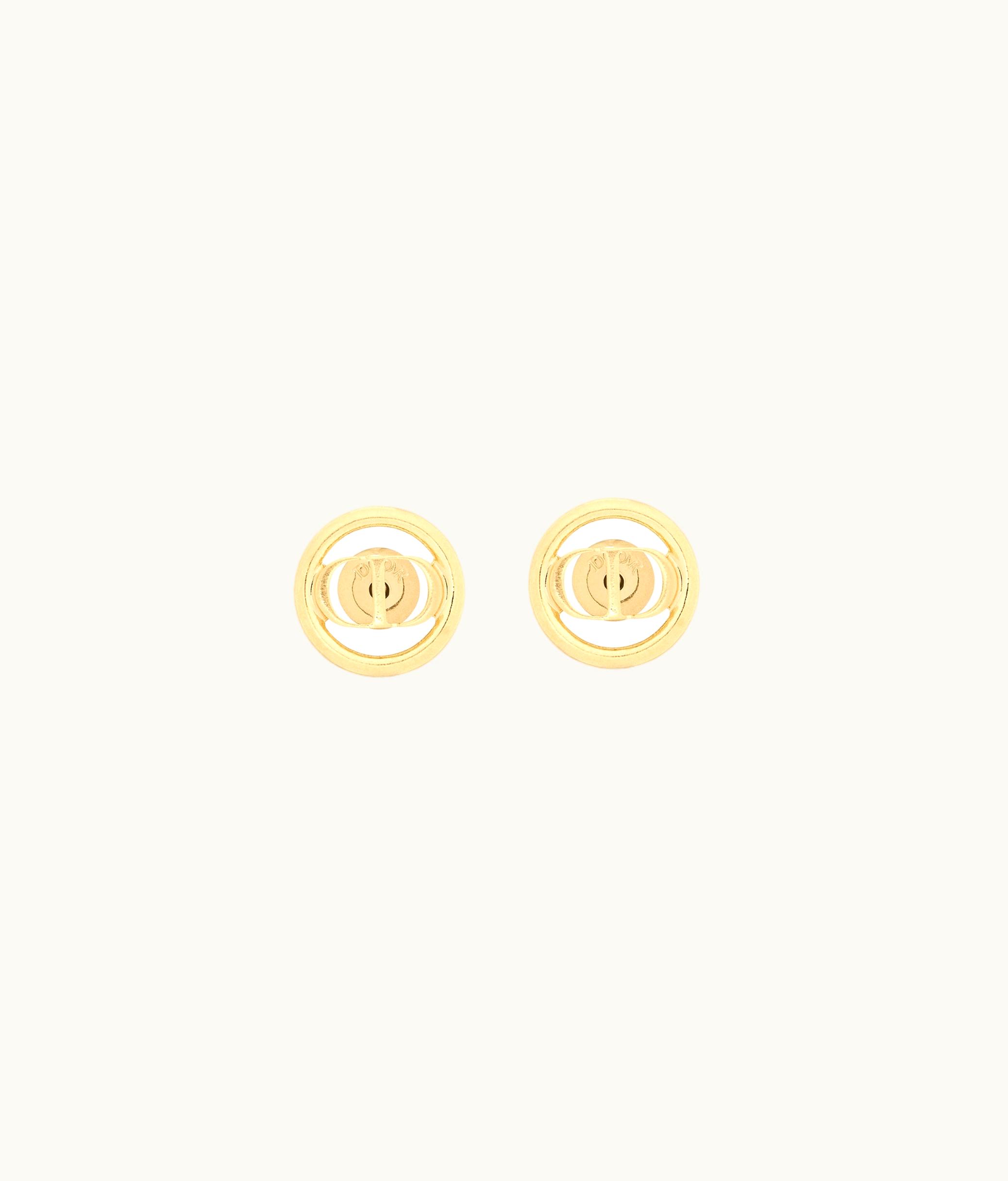 Dior Dior 30 Montaigne Stud Earrings - Gold-Finish Metal