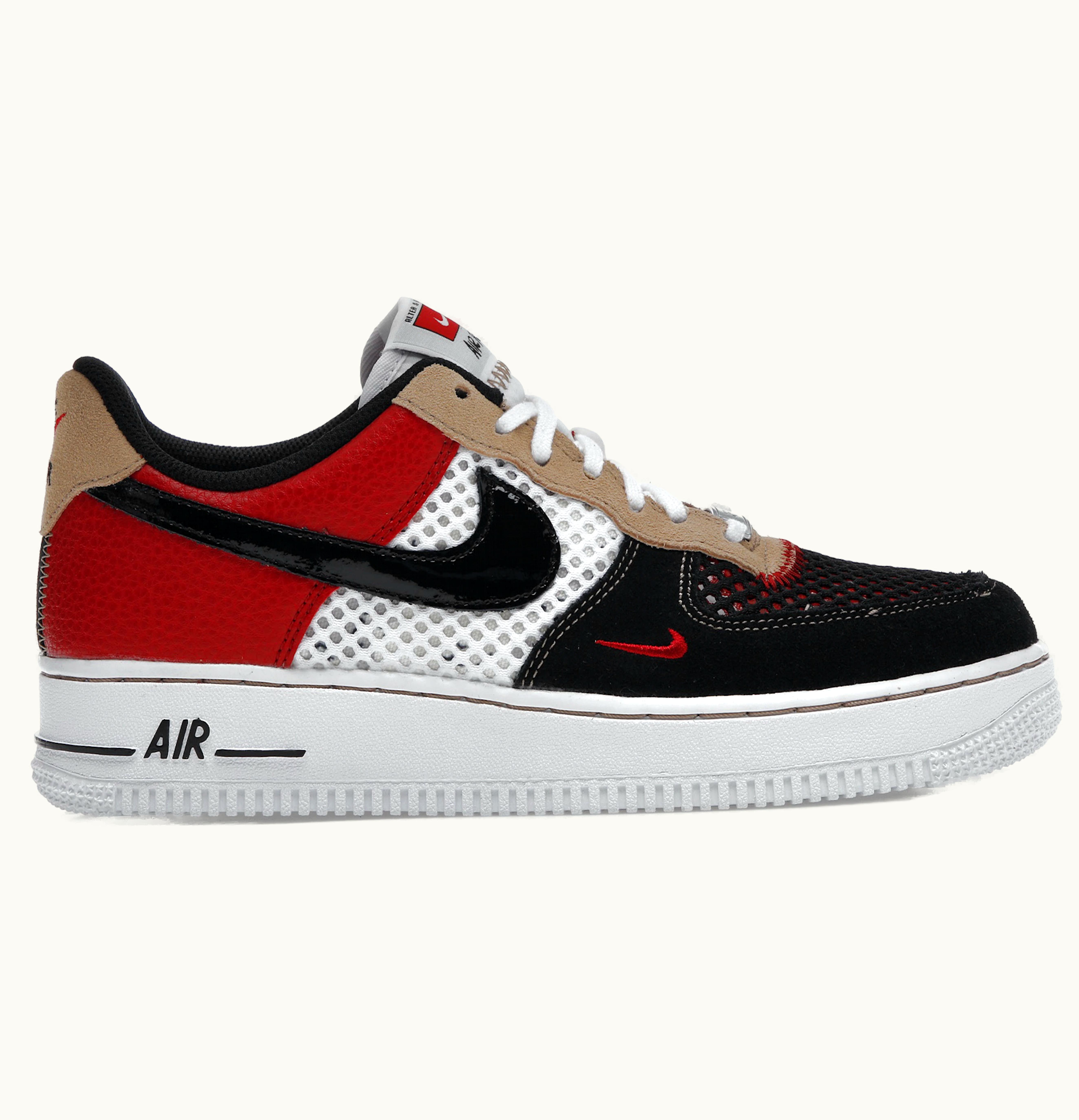 Nike Nike Air Force 1 Low 07 LV8 Gym Red Black Hemp
