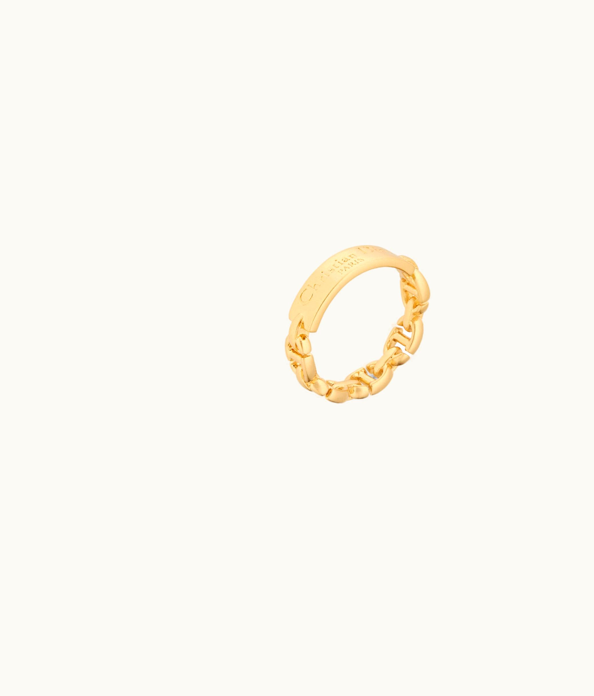 Dior Dior Club Ring - Gold-finish Metal