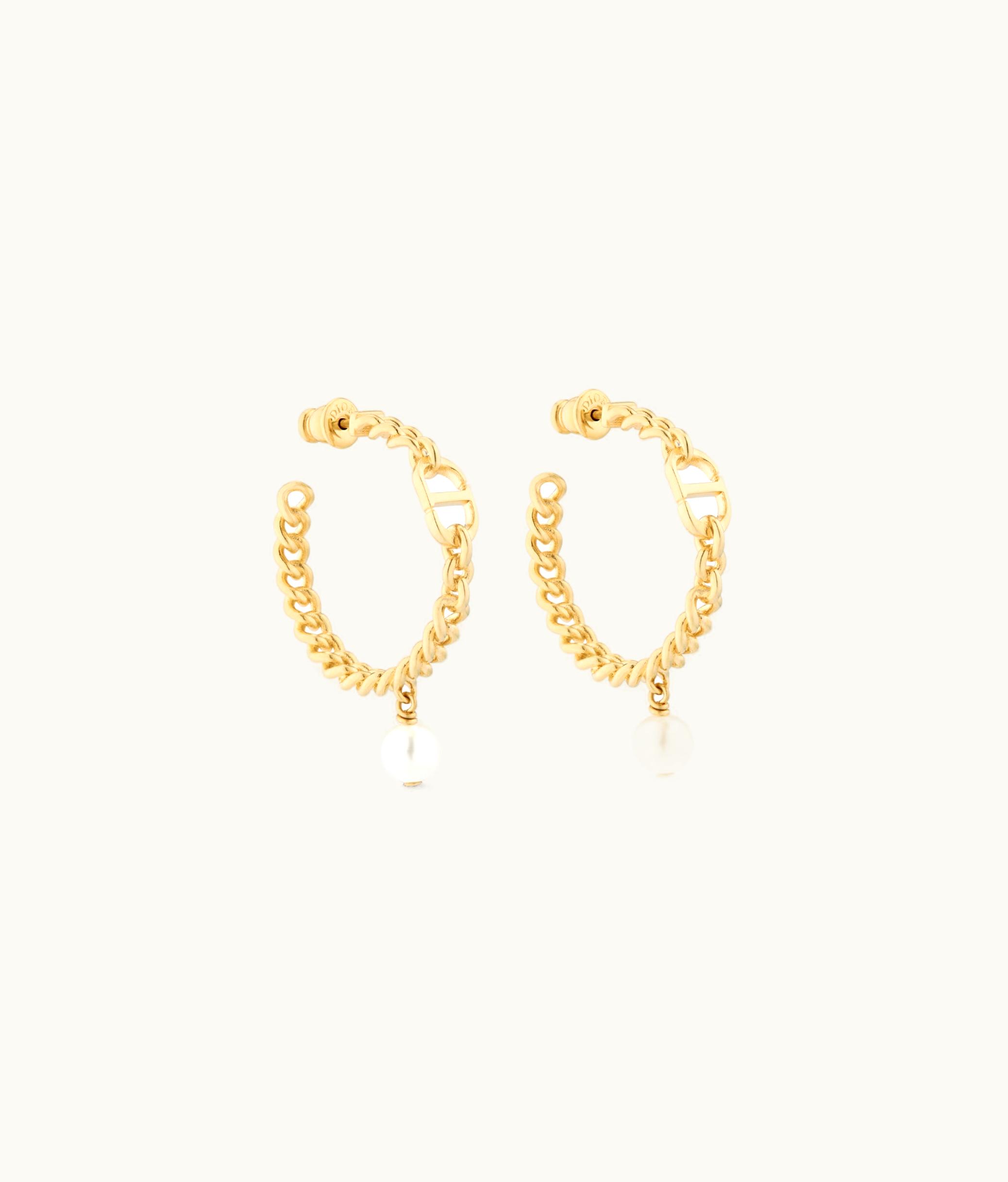 Dior Dior 30 Montaigne Earrings - Gold-Finish Metal E3068WOMMT_D300