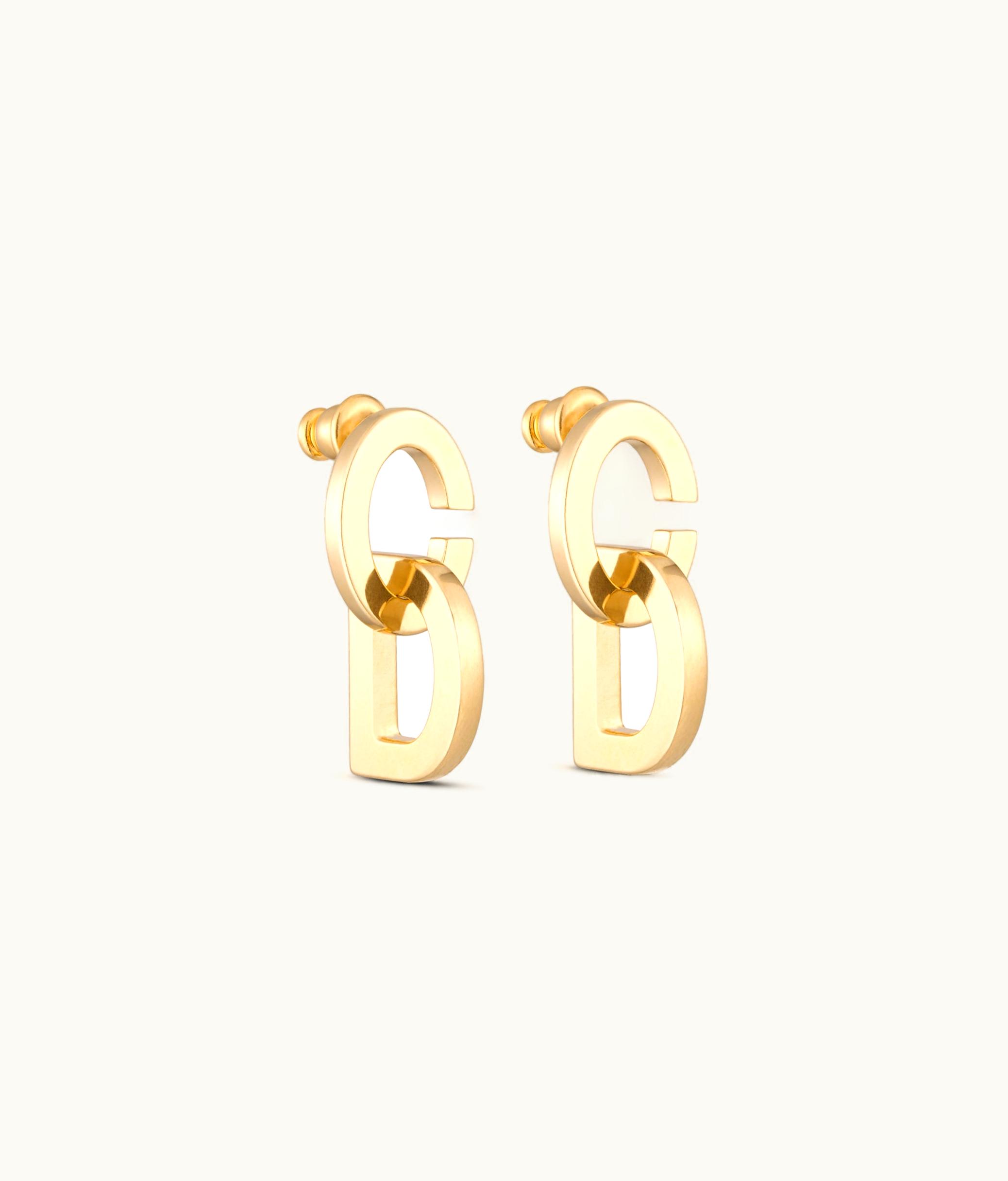 Dior Dior CD Lock Earrings Gold-Finish Metal