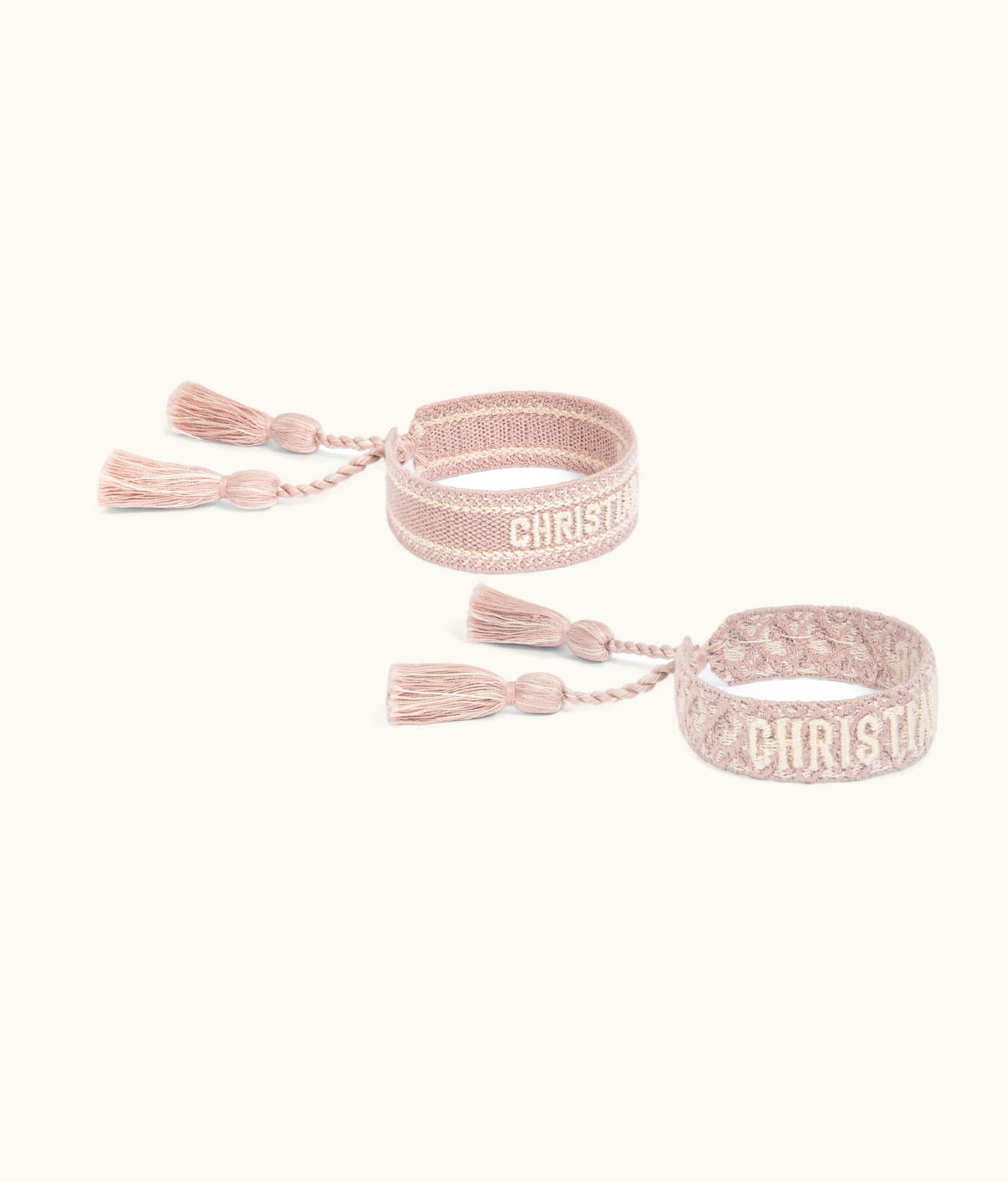 Dior Christian Dior Bracelet Set - Rose Des Vents Dior Oblique Embroidery