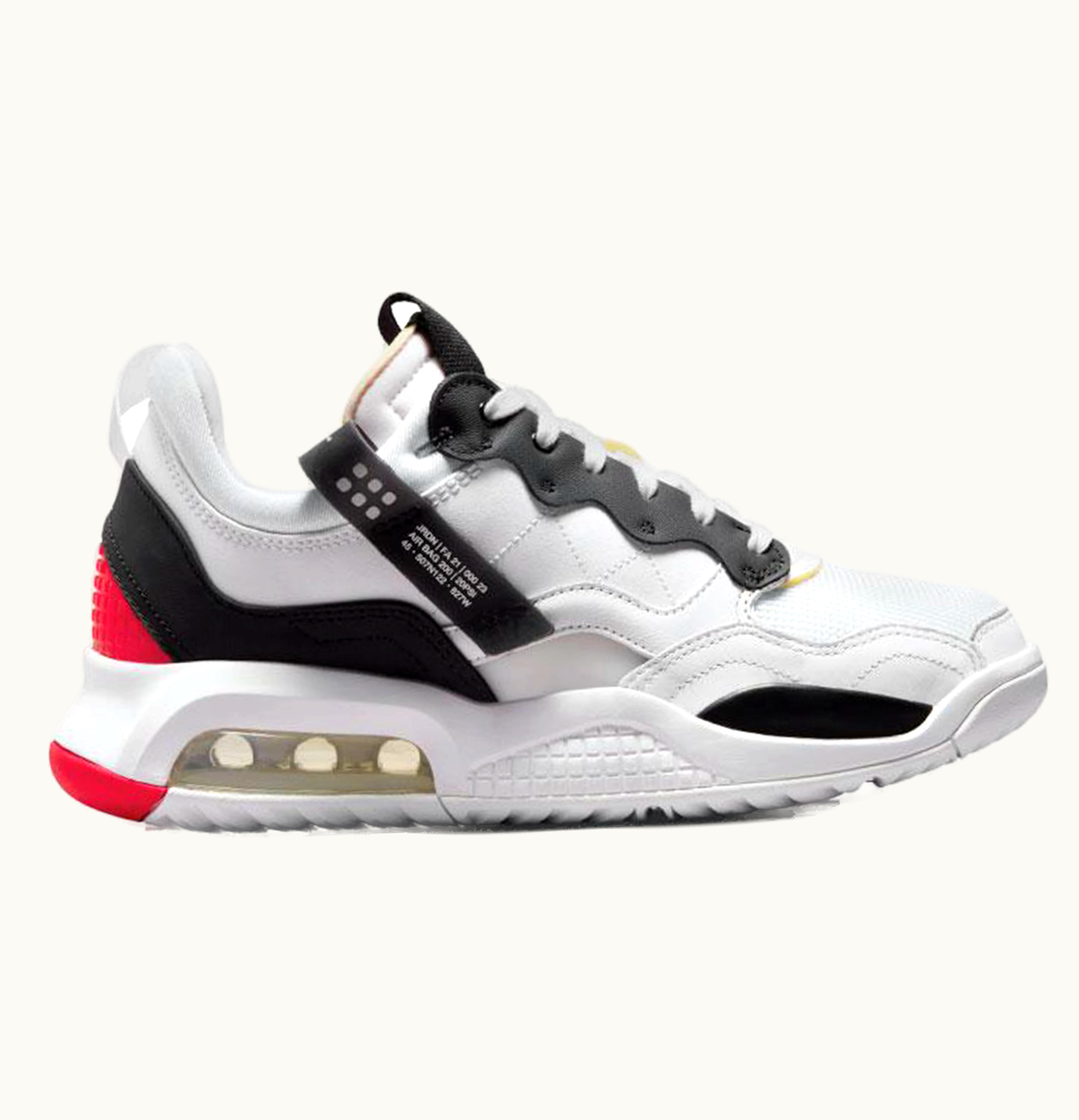 Jordan Air Jordan MA2 White University Red Light Smoke Grey Black W