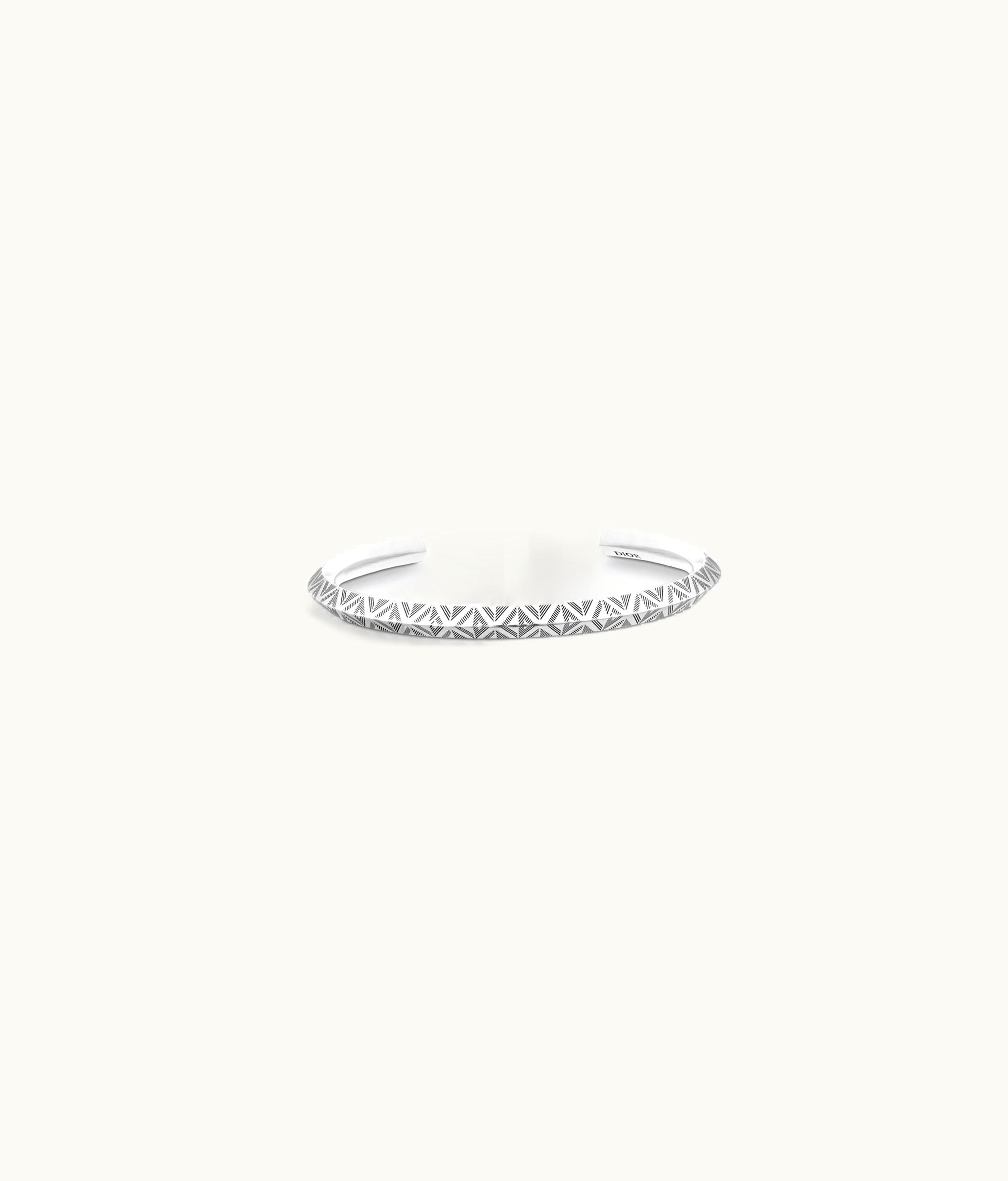 Dior Dior CD Diamond Bangle - Antique Silver-Finish Brass