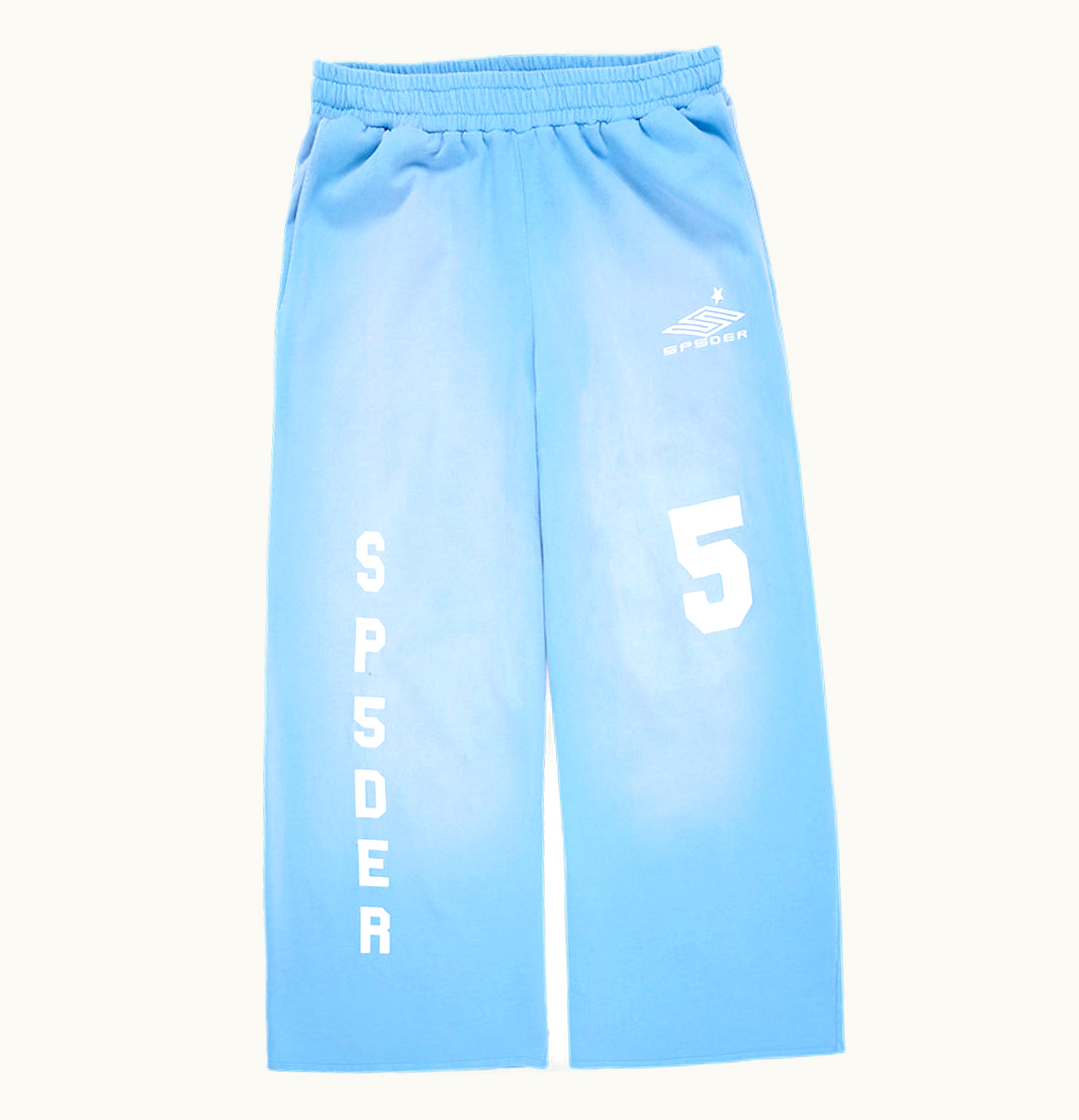 Sp5der Sp5der Jumbo Sweatpant Vintage Blue