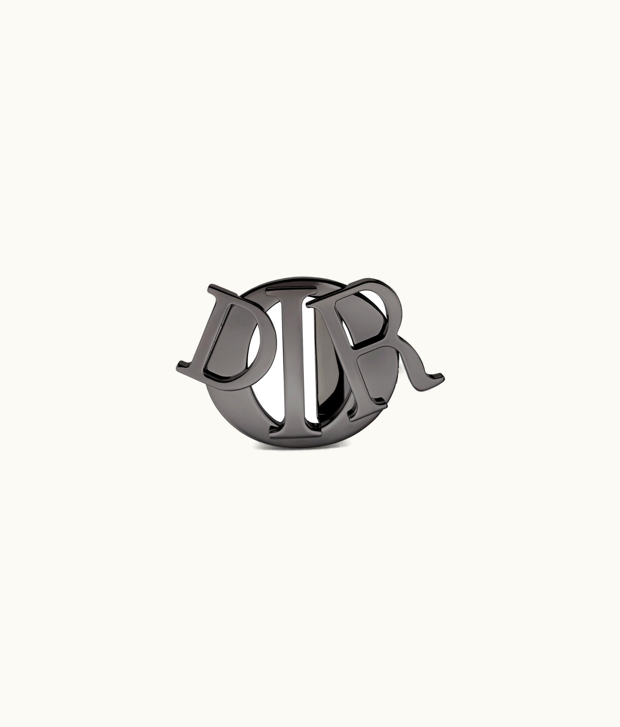 Dior Dior Charm Belt Buckle - Ruthenium-Finish Brass, 35 MM