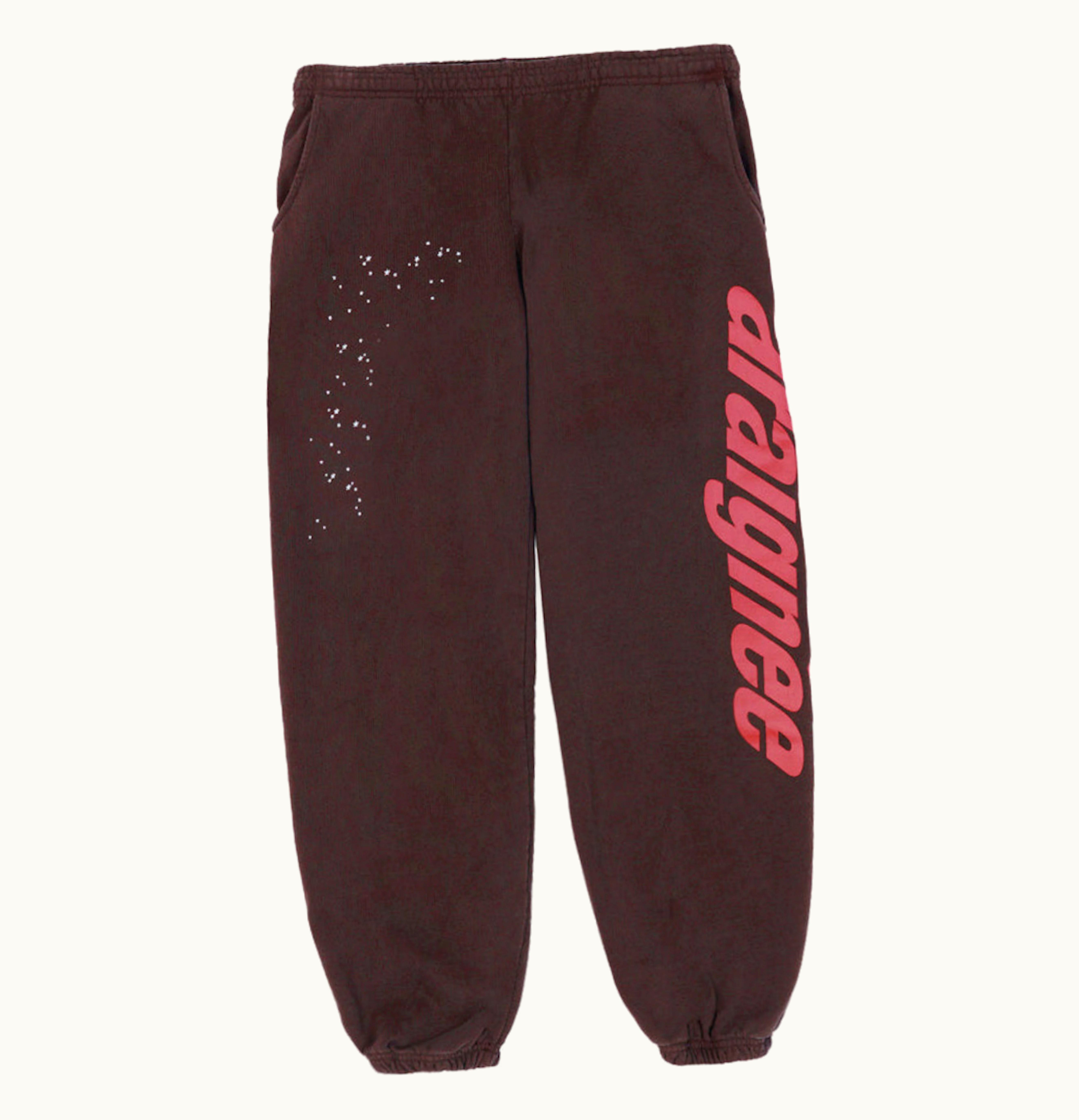 Sp5der Sp5der Araignee Sweatpants Brown
