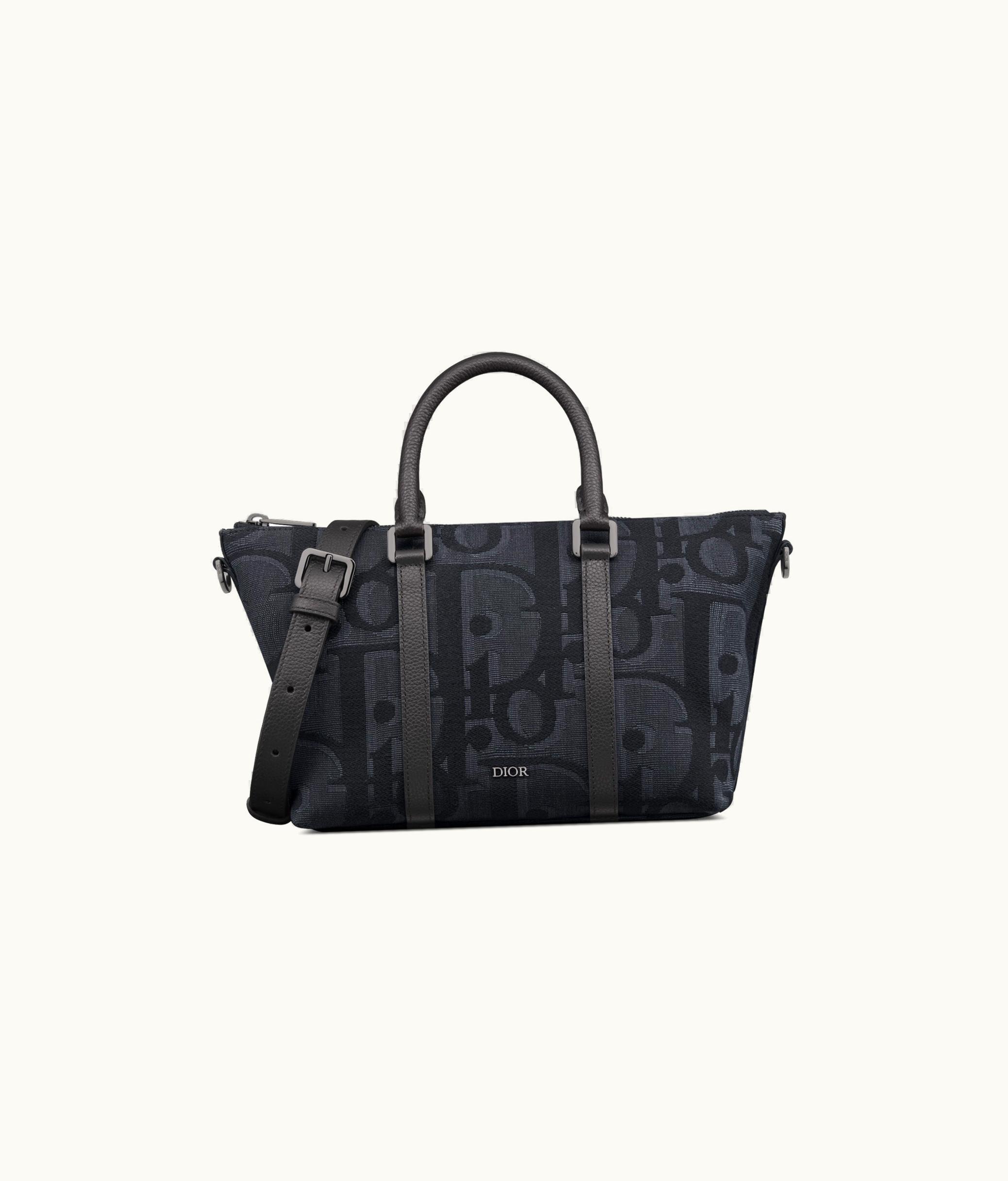 Dior Weekender 25 Bag - Black Maxi Dior Oblique Jacquard