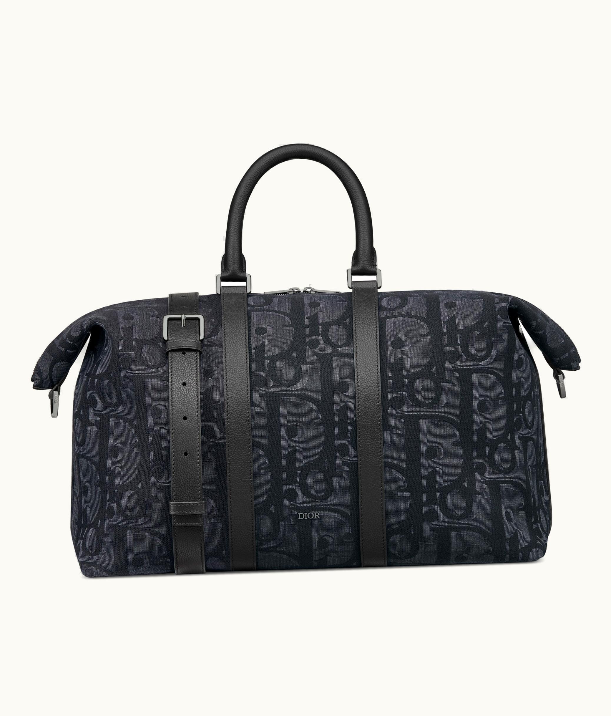 Dior Weekender 50 Bag - Black Maxi Dior Oblique Jacquard