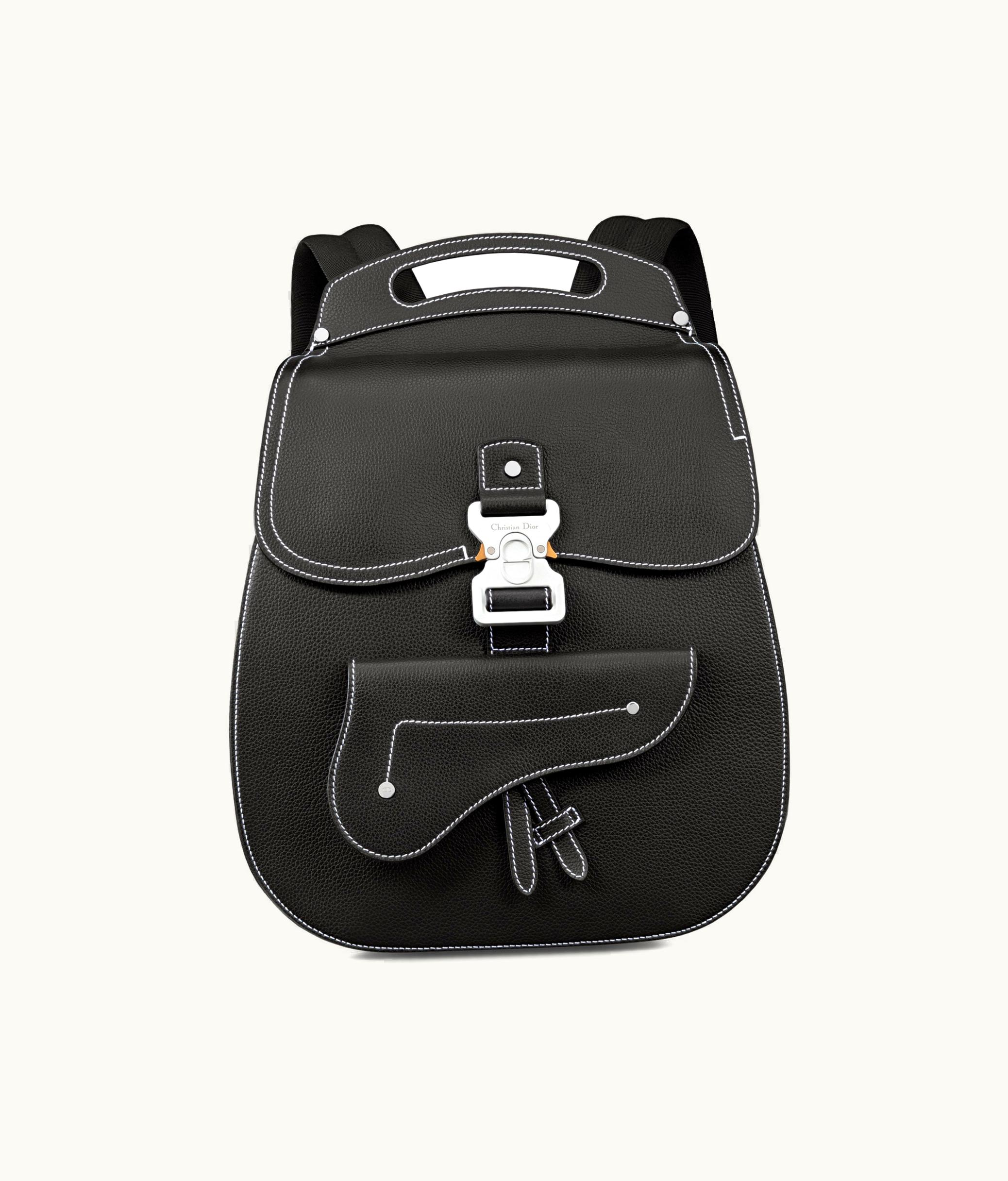 Dior Dior Gallop Backpack - Black Grained Calfskin