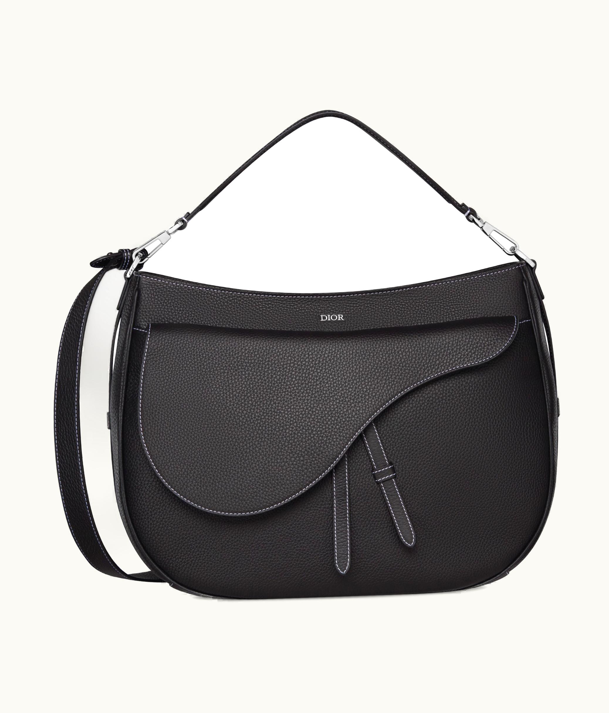 Dior Dior Saddle Soft Bag - Black Grained Calfskin