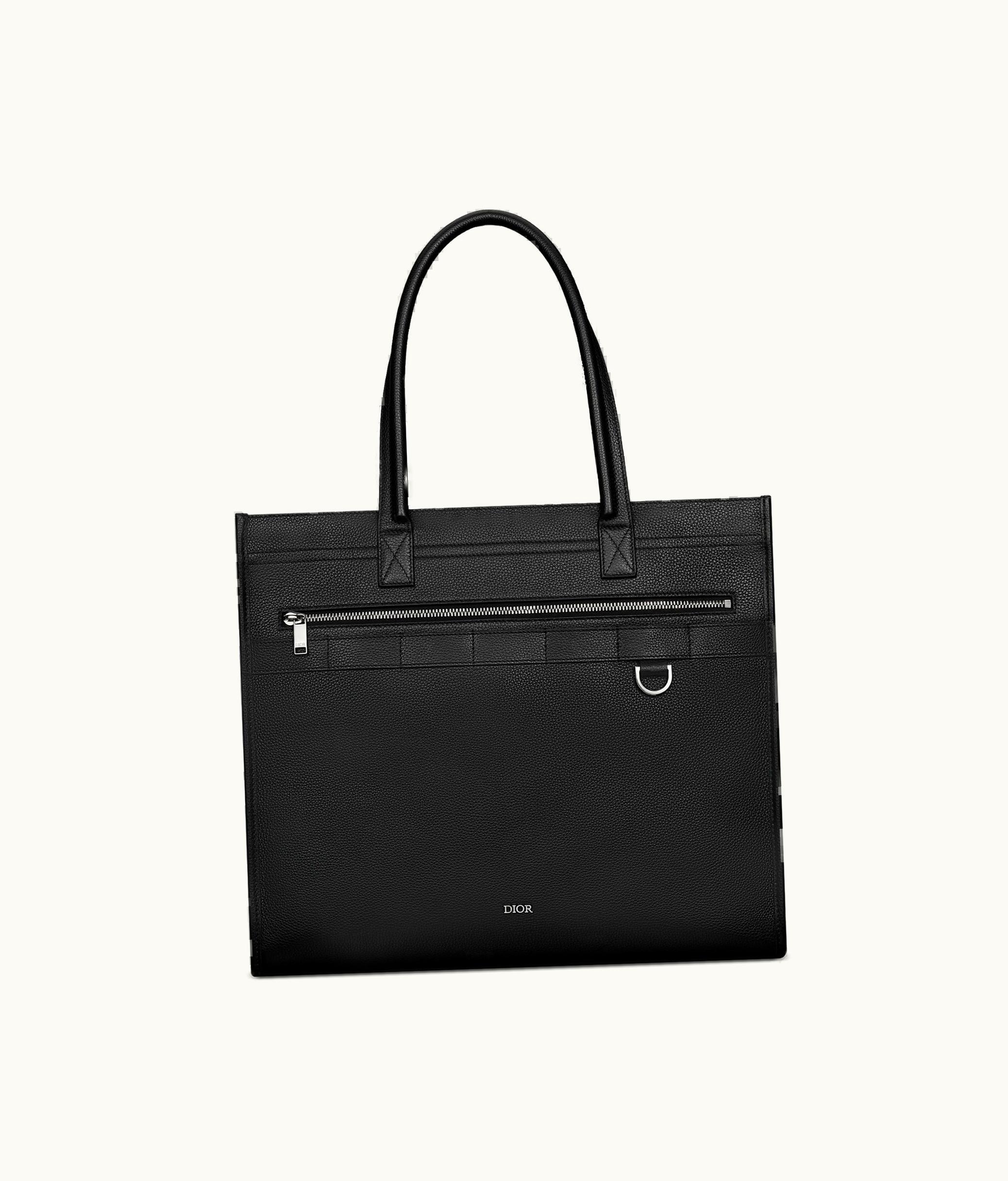 Dior Dior Safari Tote Bag - Black Grained Calfskin