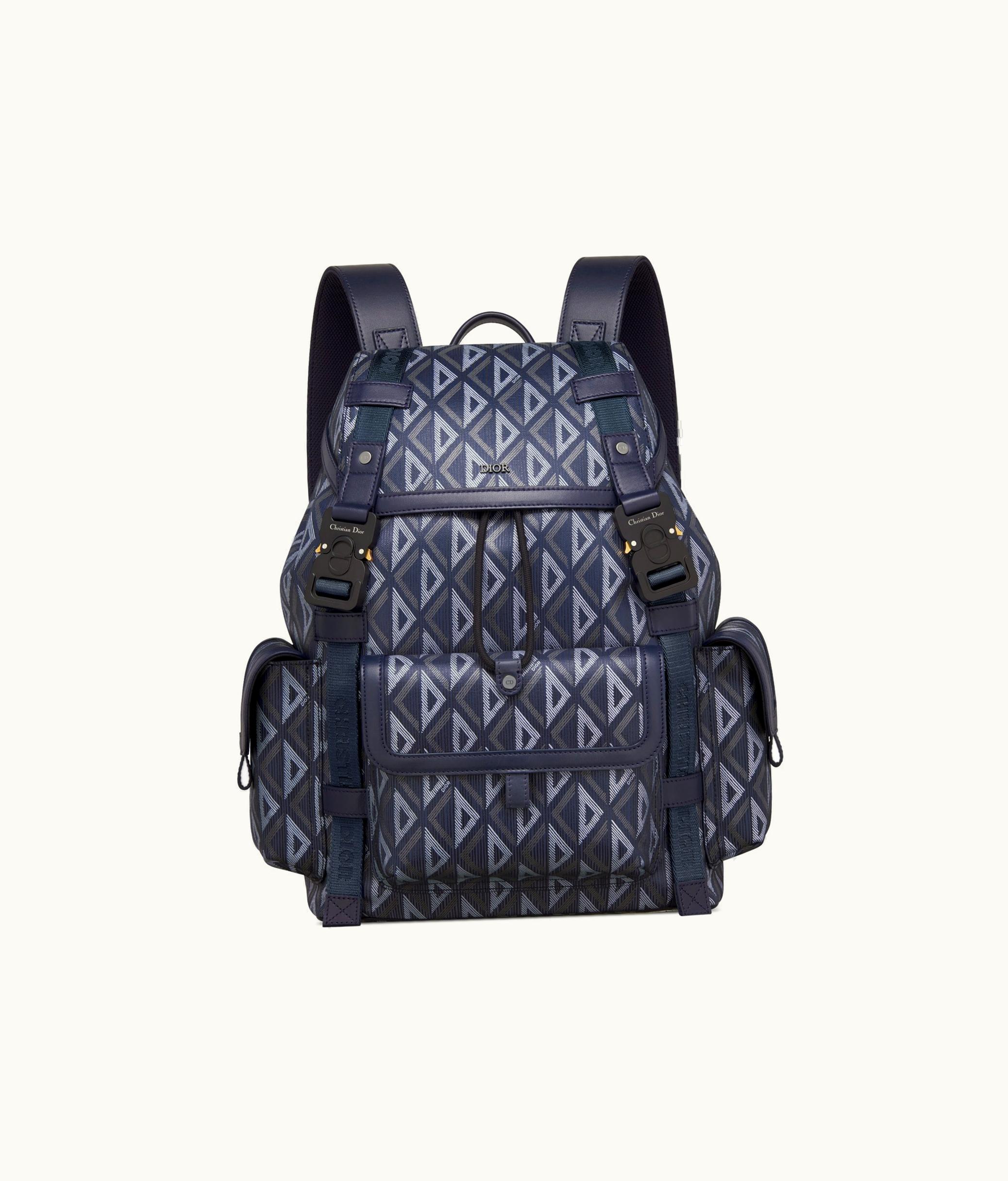 Dior Medium Dior Hit The Road Backpack - Navy Blue CD Diamond Canvas