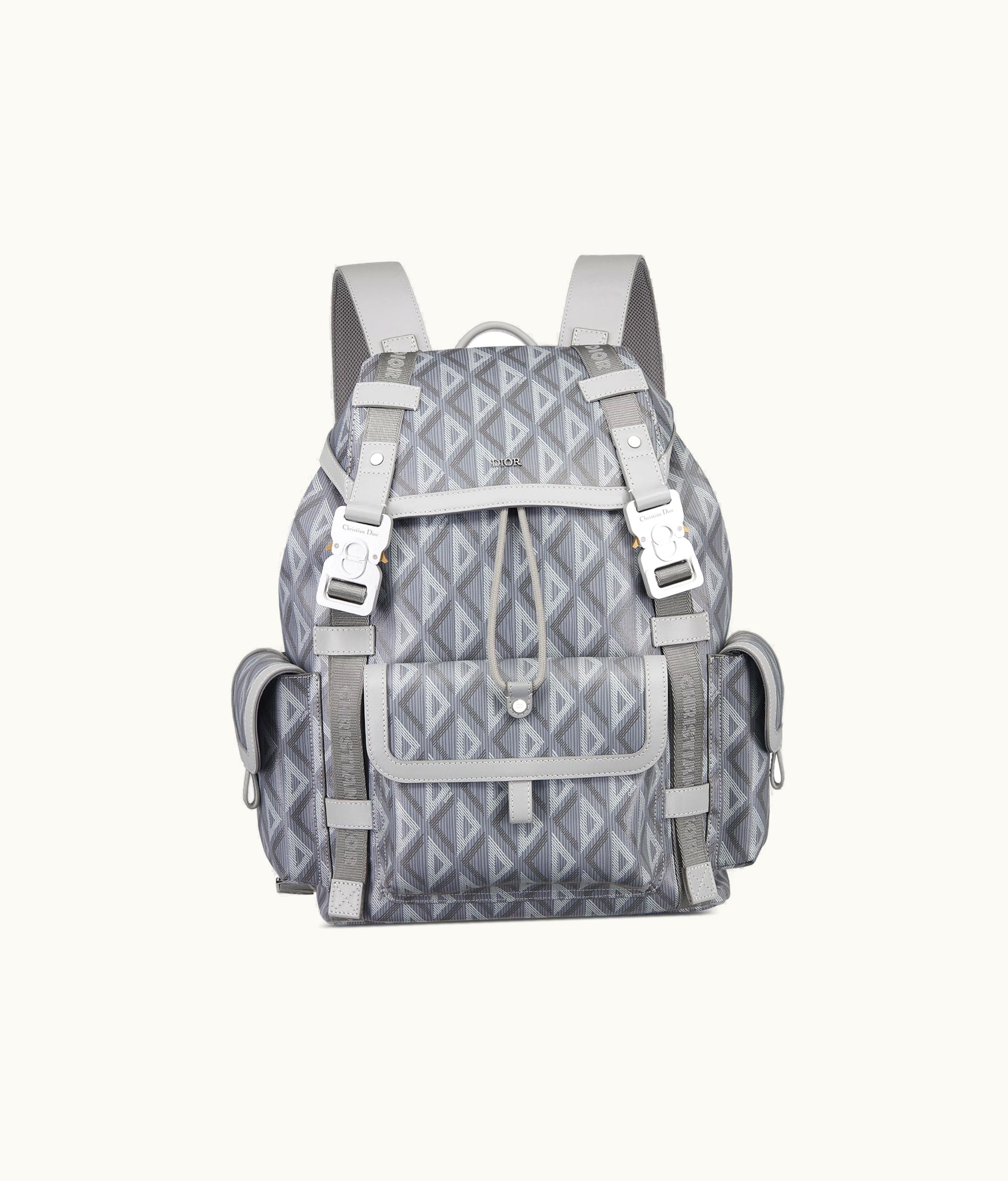 Dior Medium Dior Hit The Road Backpack - Dior Gray CD Diamond Canvas