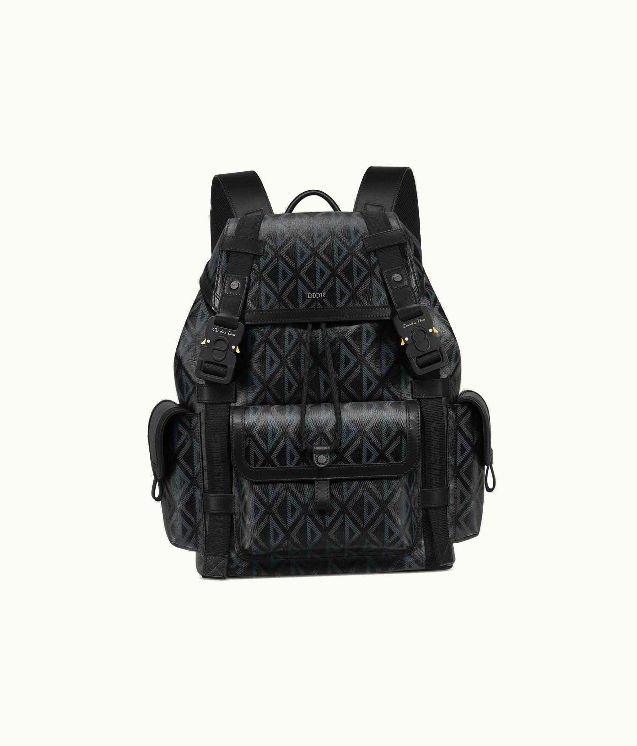 Dior Medium Dior Hit The Road Backpack - Black CD Diamond Canvas